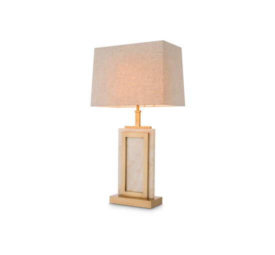 Travertine - Murray Table Lamp Alabaster