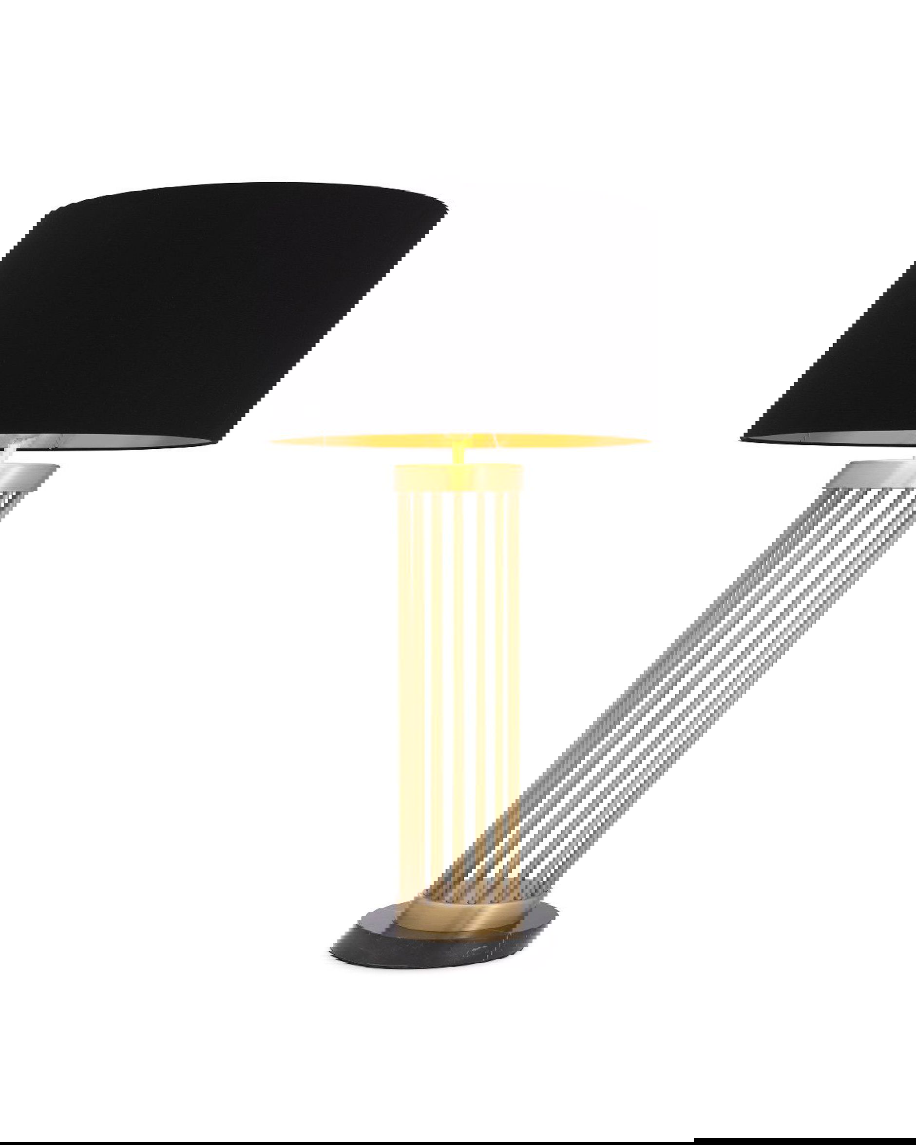 Condo Table Lamp Antique Brass/Black OUTLET