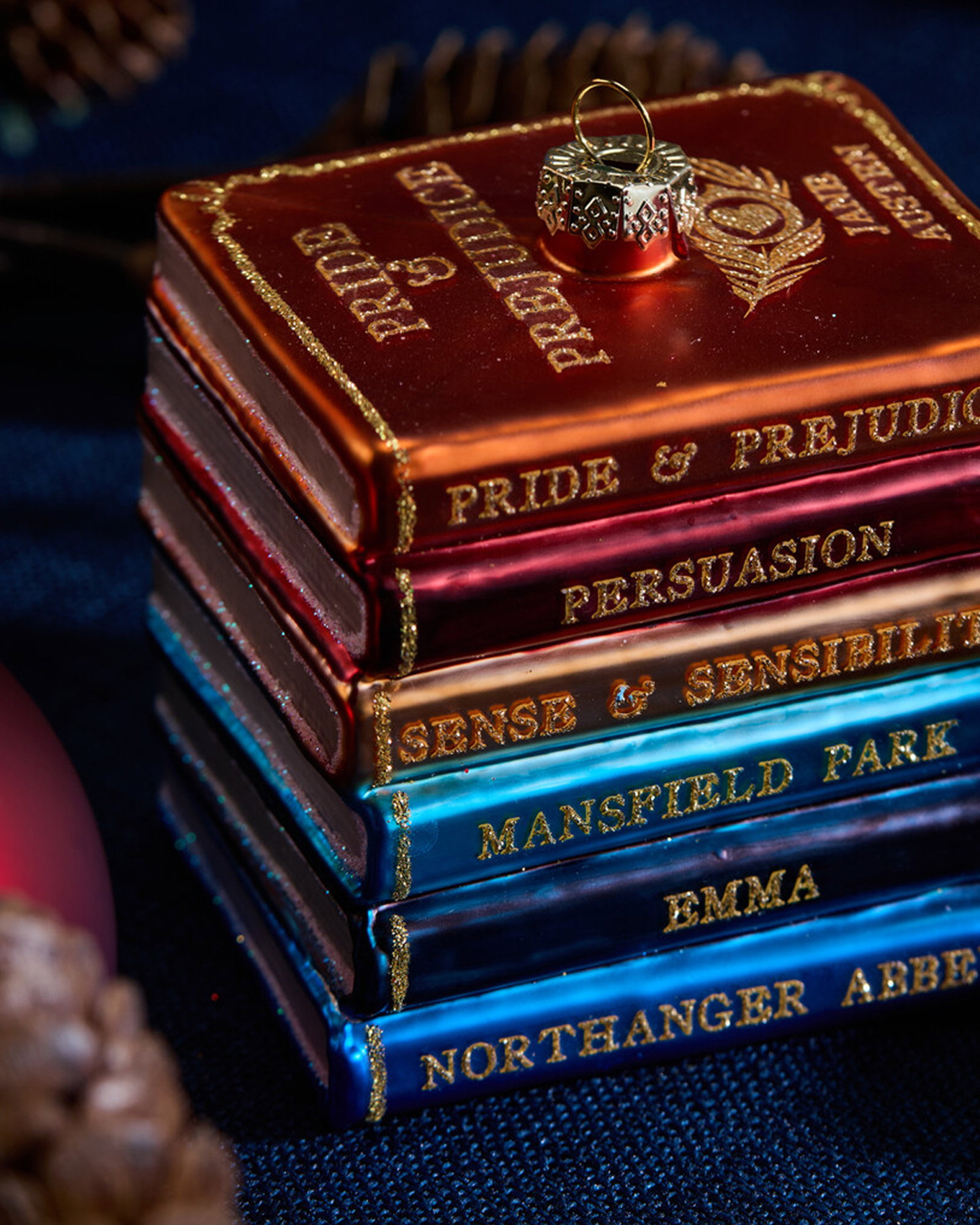 Austin Bookstack Ornament
