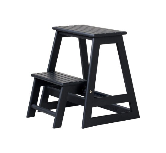 Black - Skala step stool teak