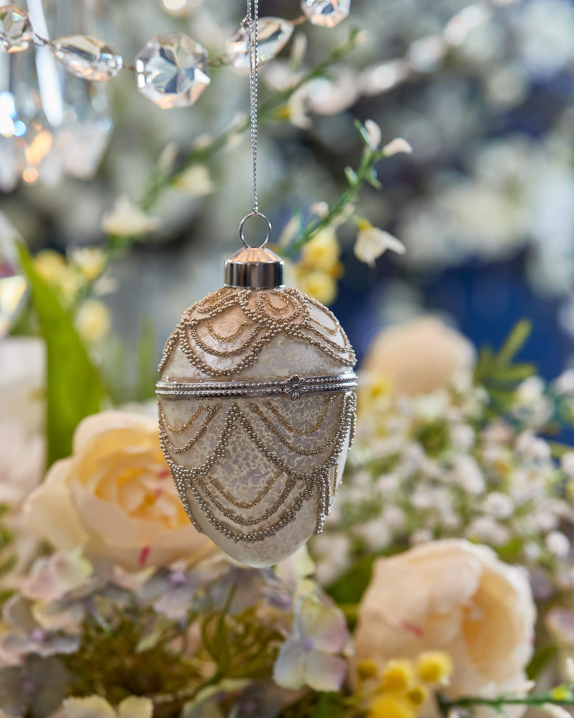 Emma glazen ei, kan open champagne