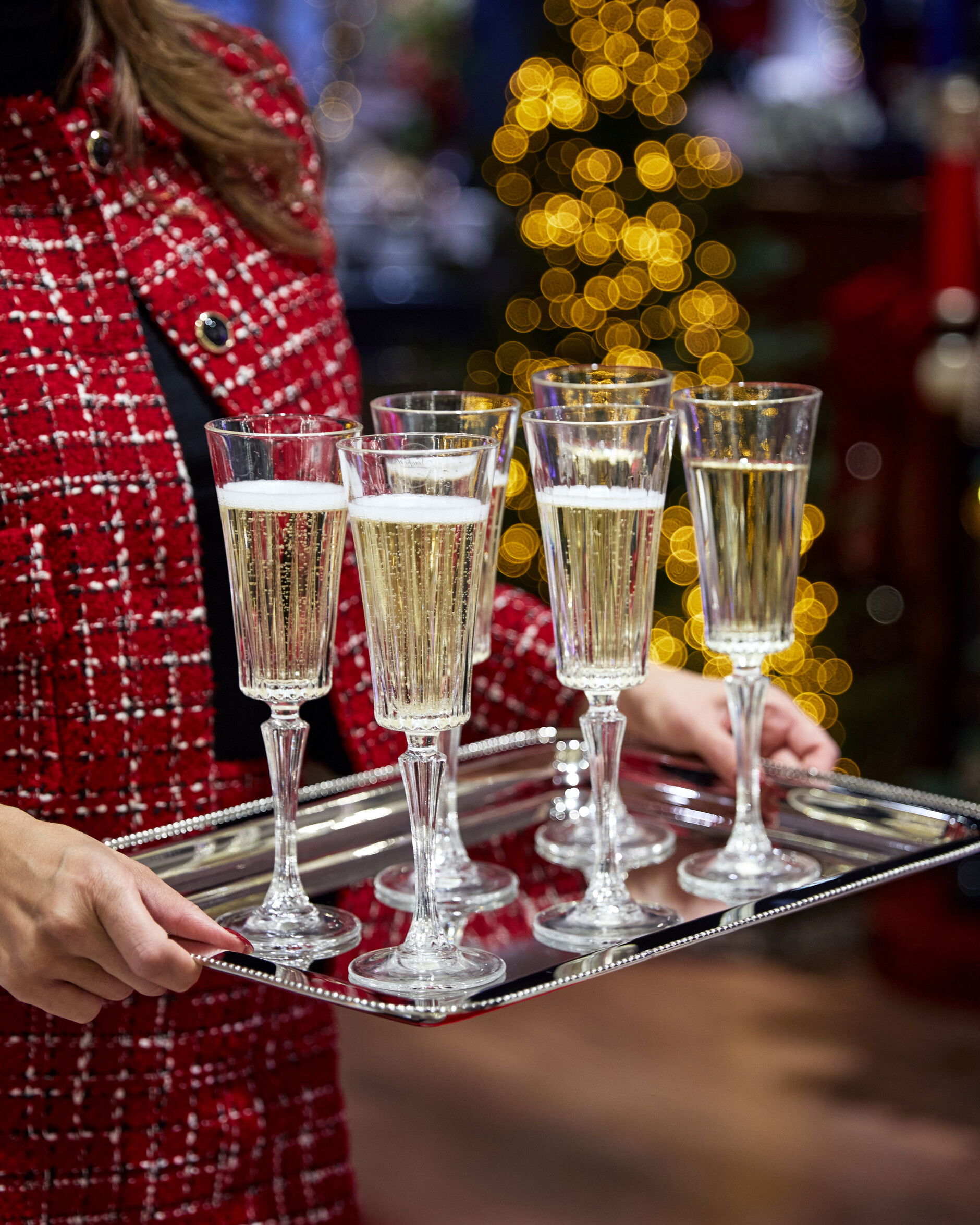 Manhattan champagneglas kristall 6-pack