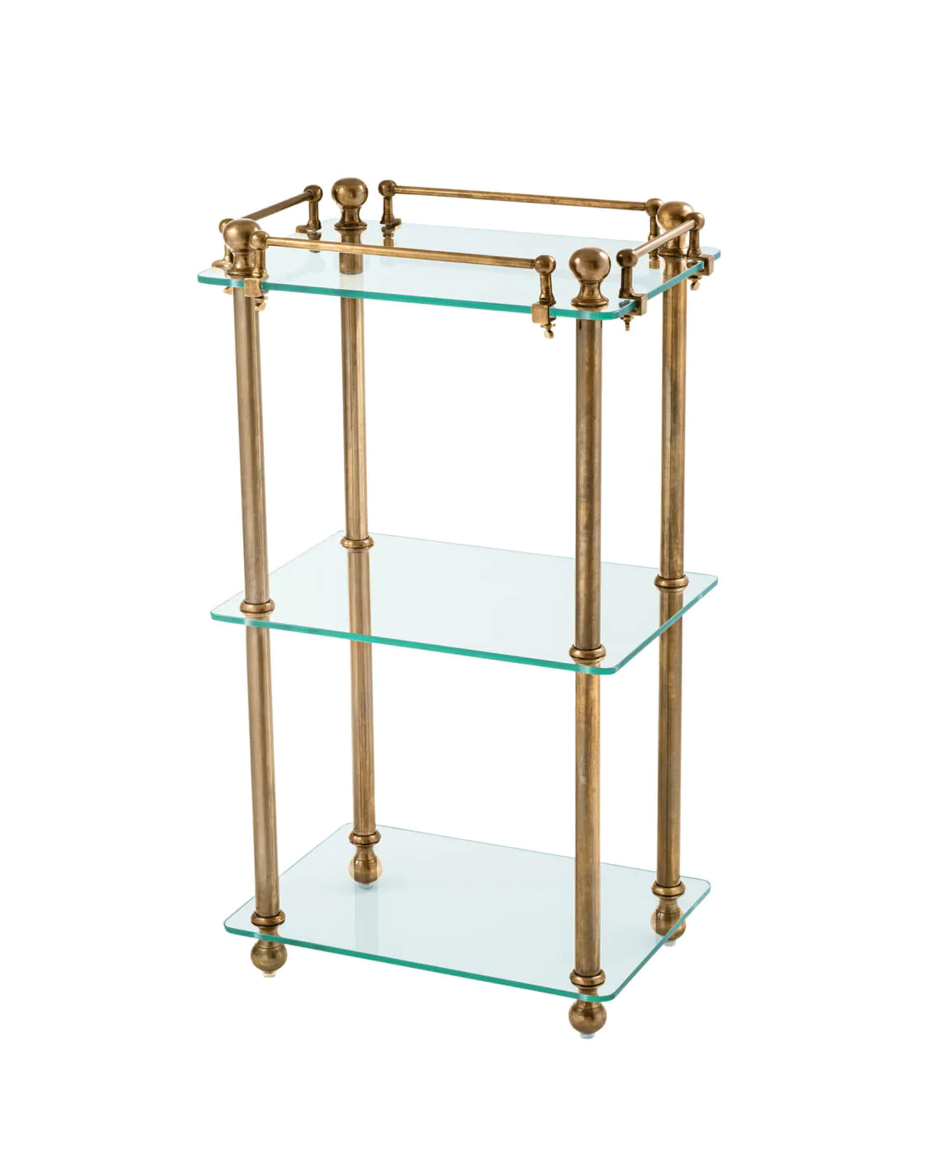 Devon Bathroom Rack Antique Brass