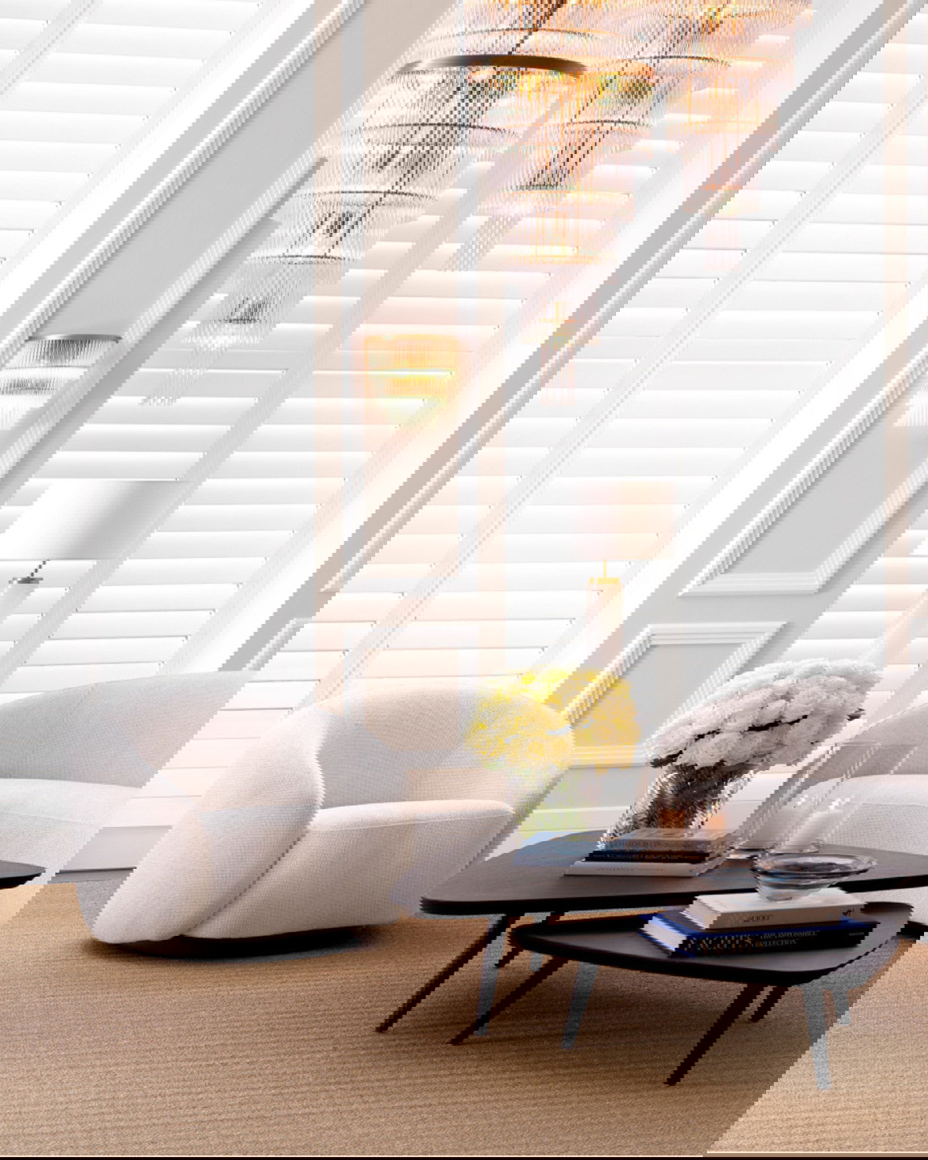 Amore draaifauteuil Lyssa off-white