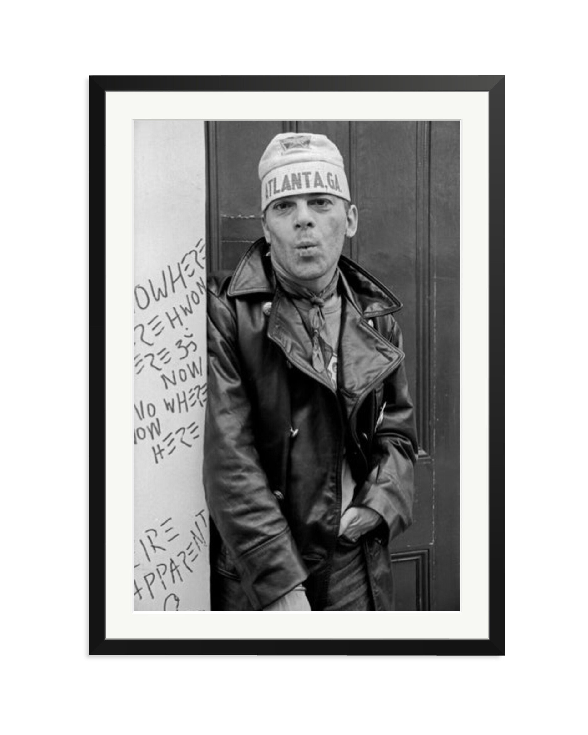 Ian Dury Outside Stiff Records 1978 London Black / XXL