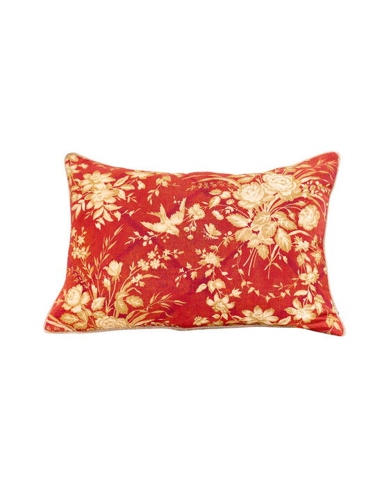 Eliza Floral pudebetræk sunbaked red