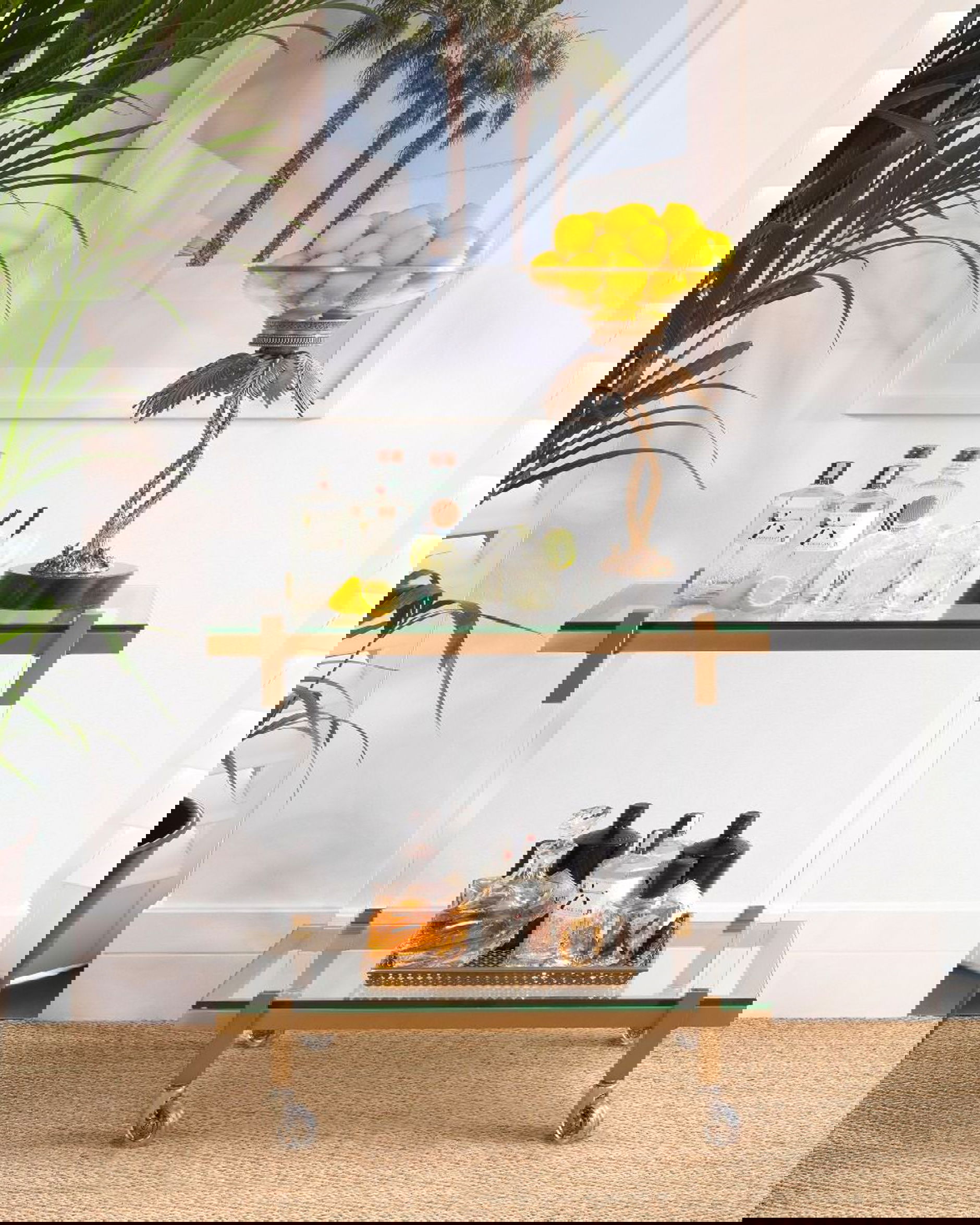 Royalton drinkvagn mässing