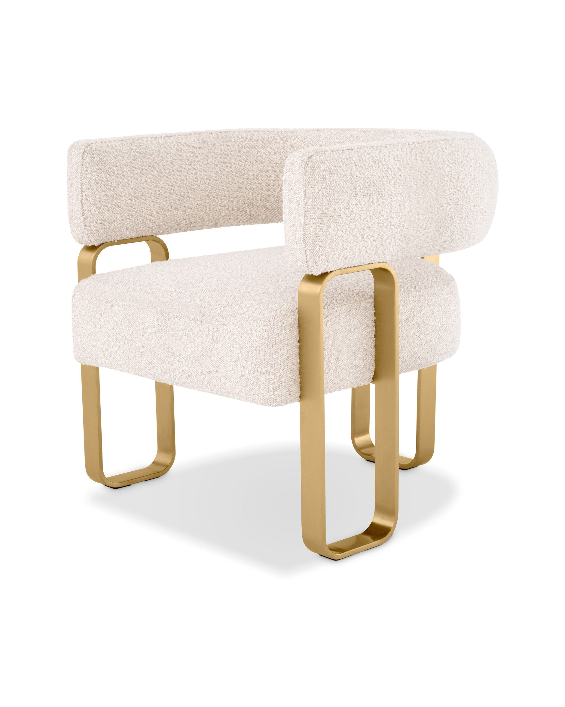 Capricorn fåtölj bouclé cream