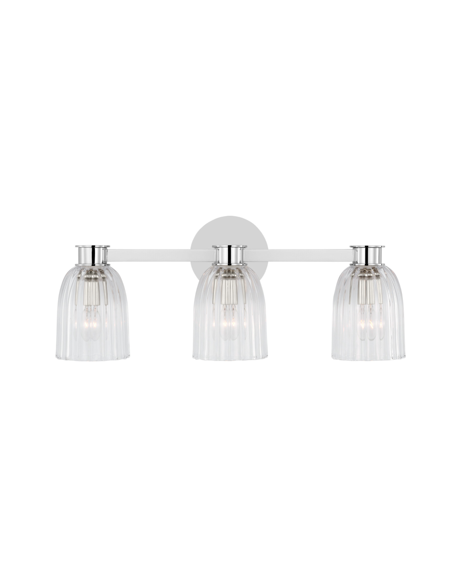 Asalea badrumsbelysning nickel