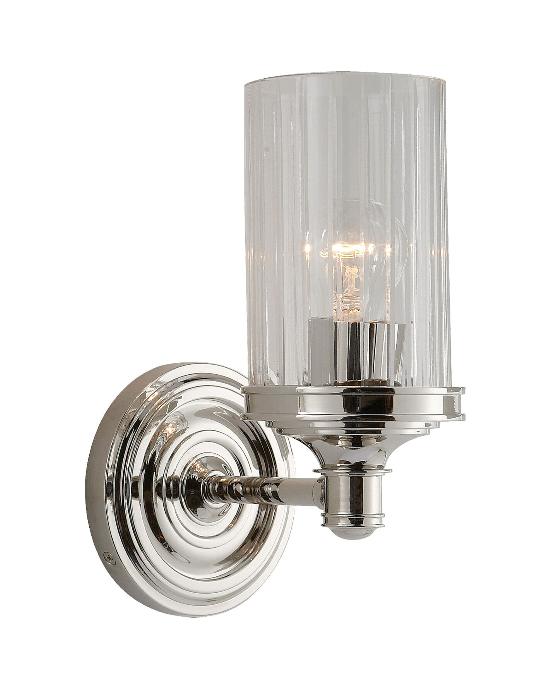 Ava vägglampa nickel