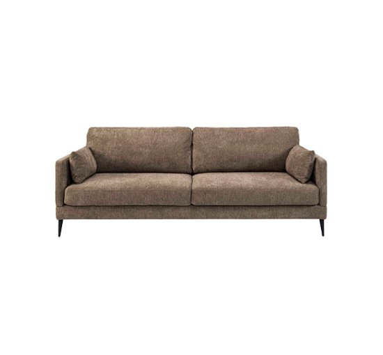 True Brown - Andorra sofa 3-seater dark grey
