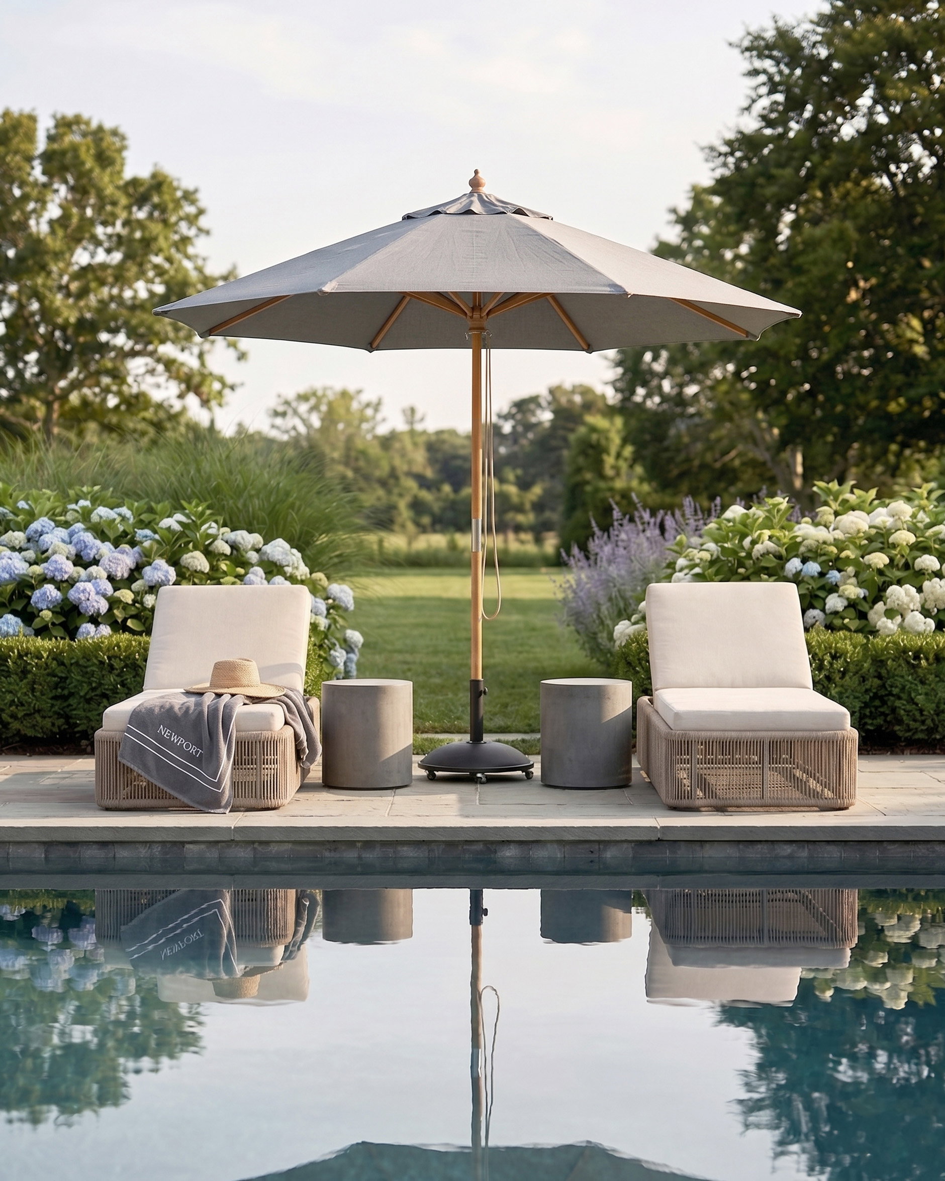 Capri parasol grey