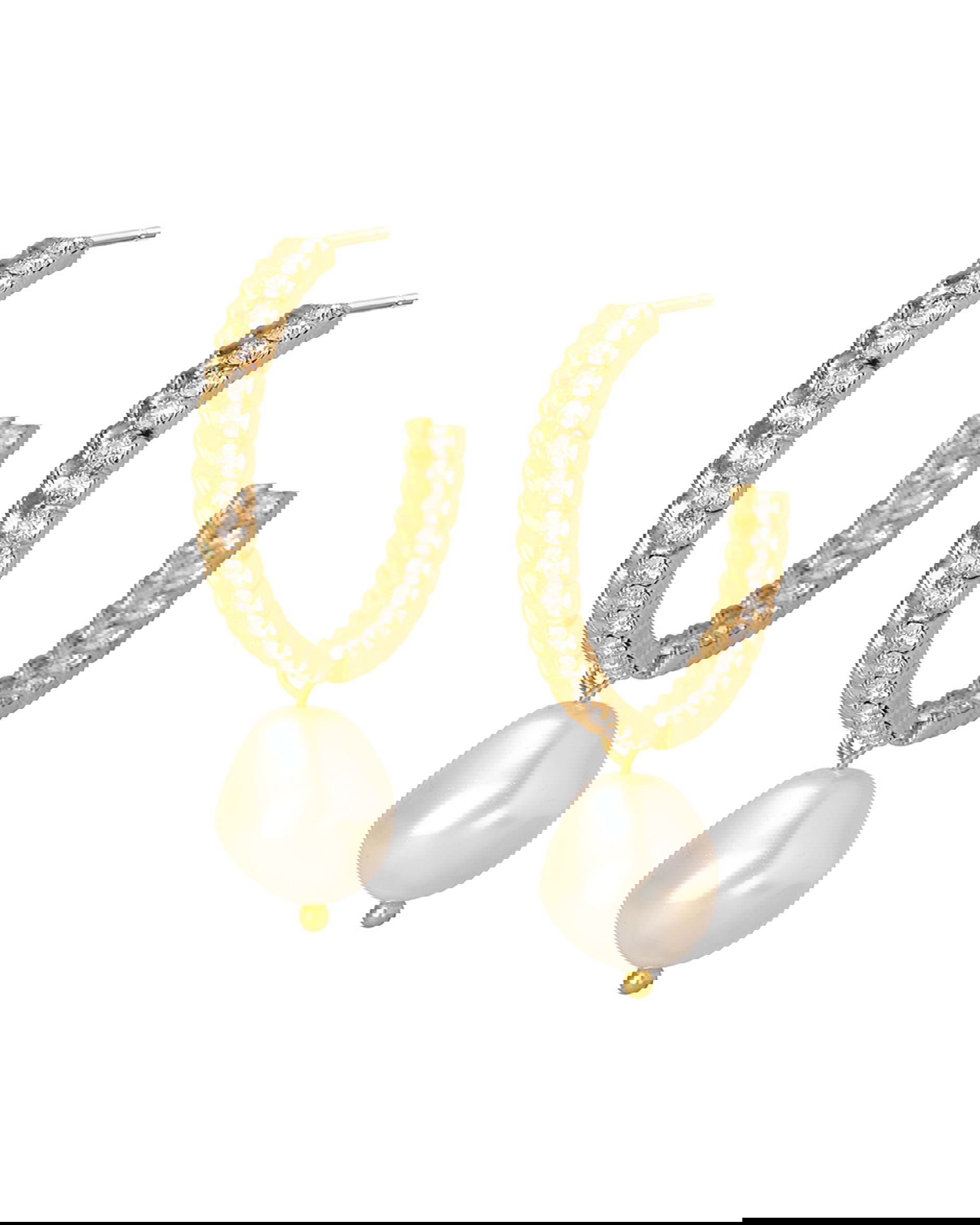 Kaia Pearl örhängen crystal