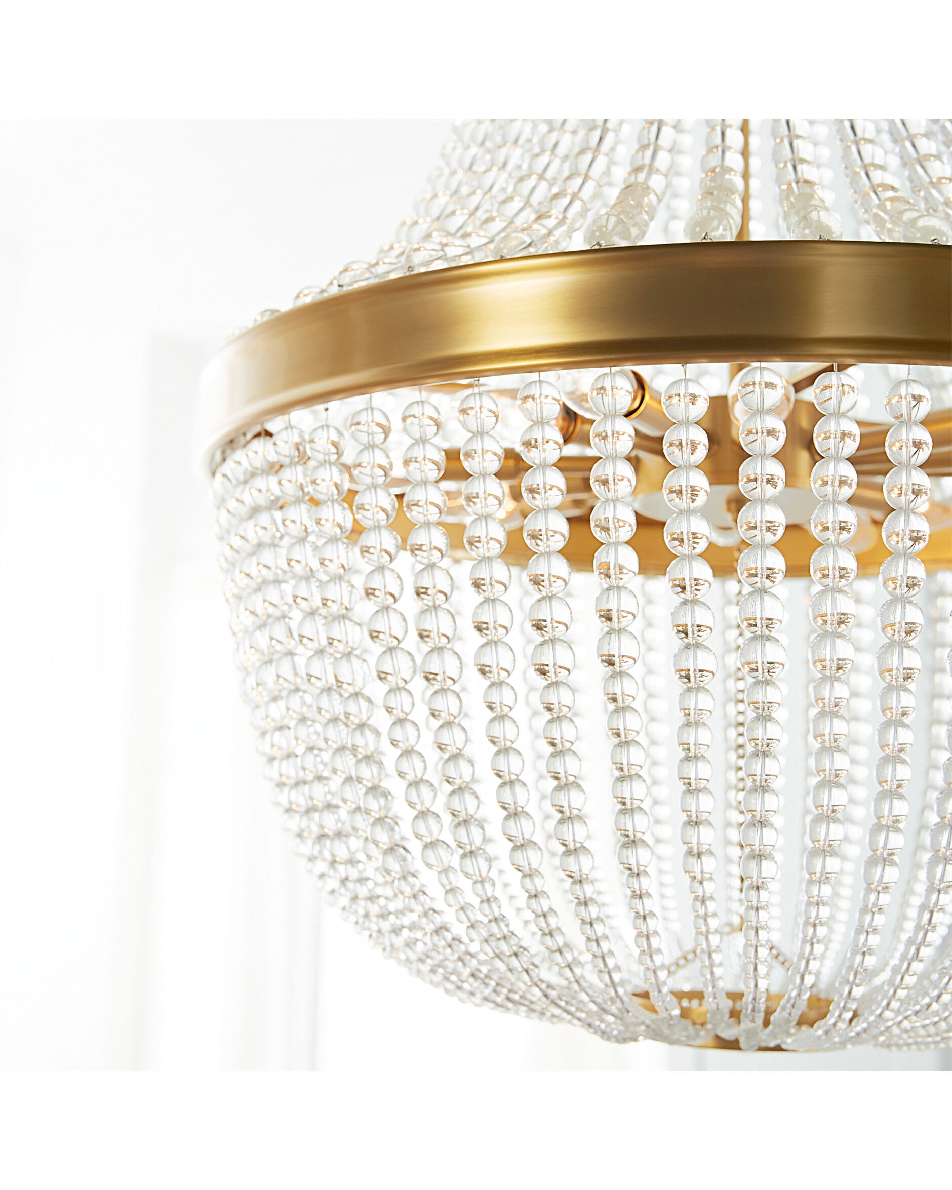 Summerhill kristallkrona mässing M