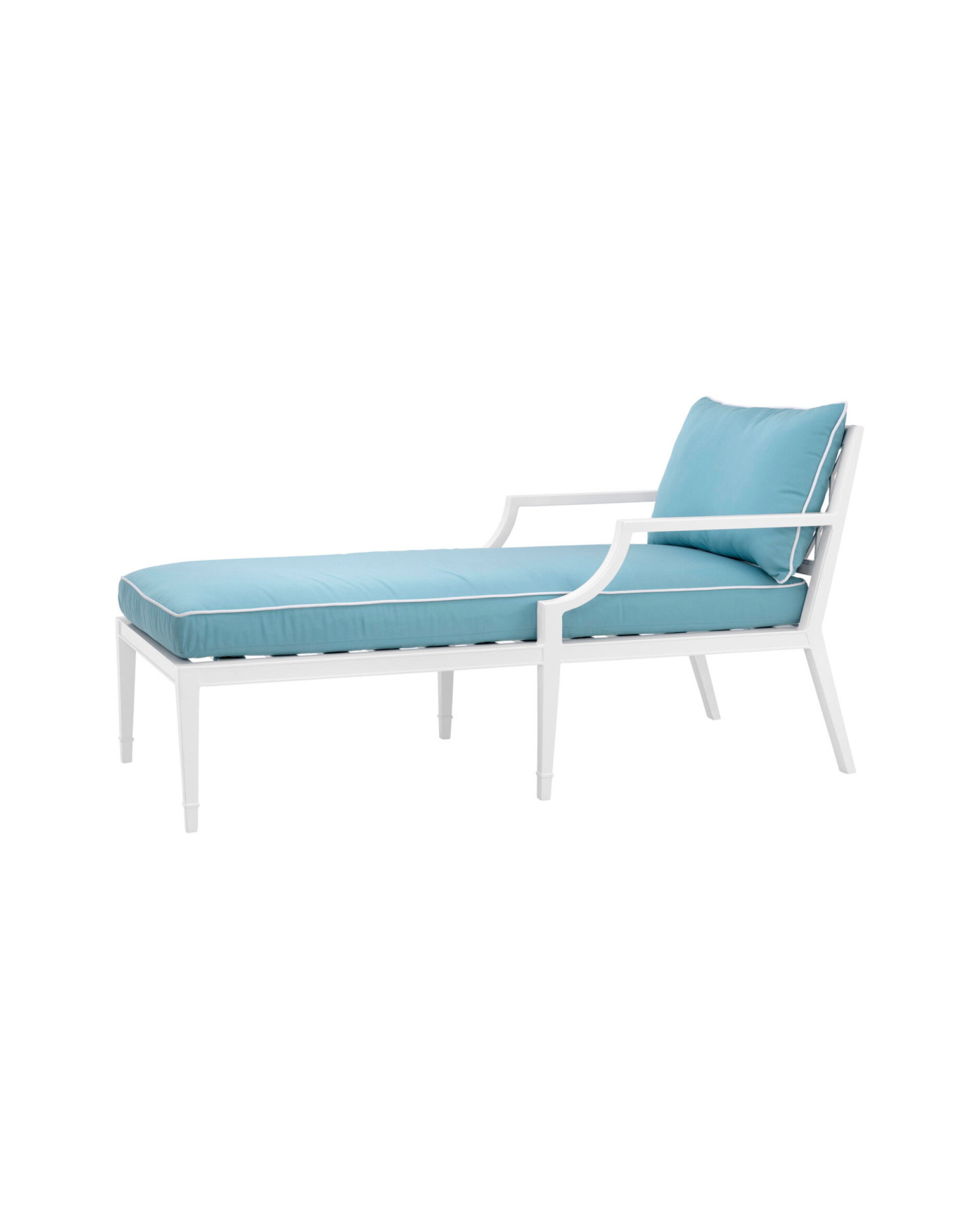 Bella Vista Sun Lounger White