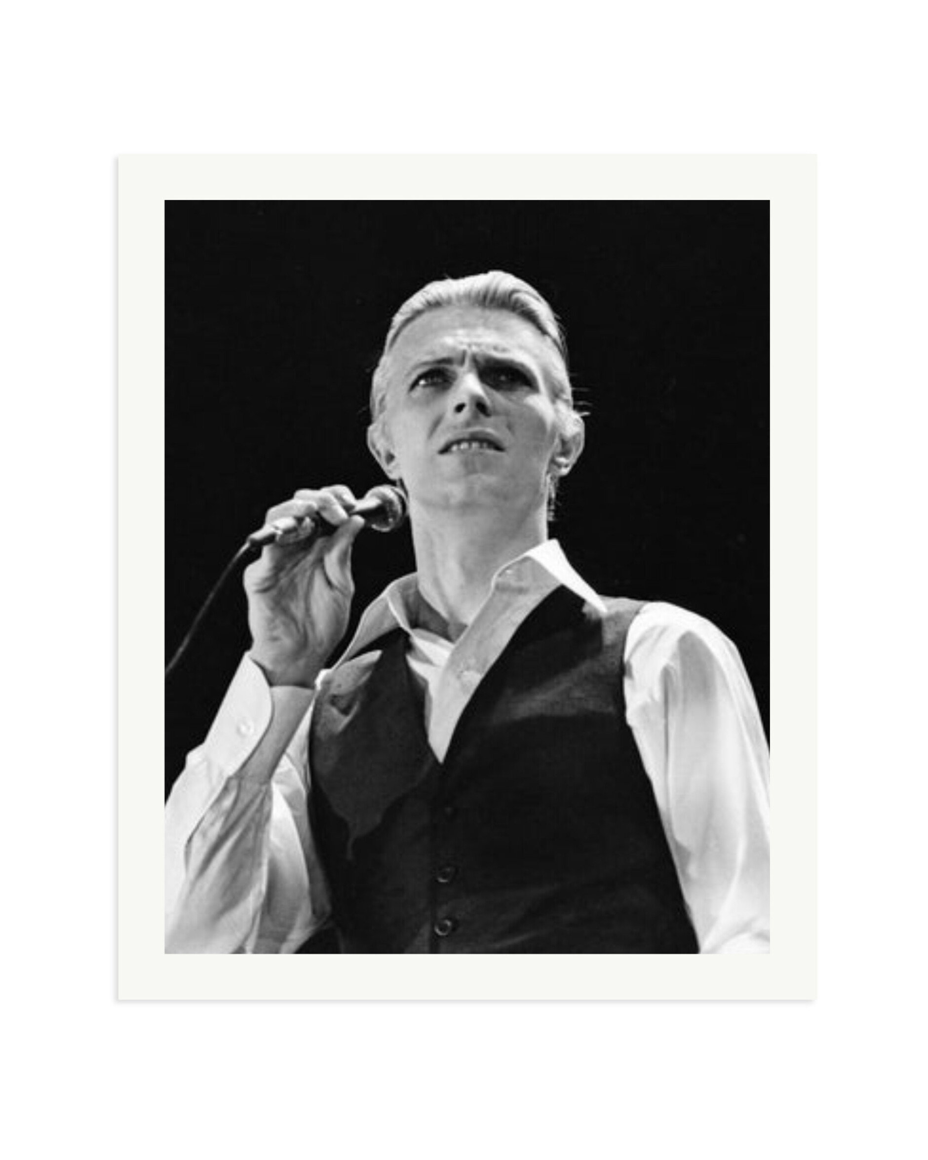 Thin White Duke, 1976 Print Only / XXL