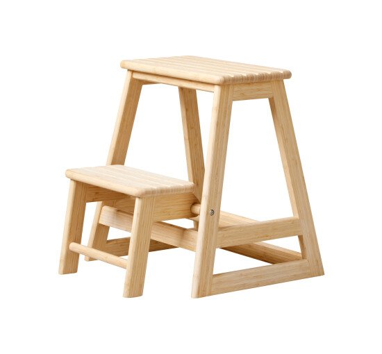Bamboo - Skala step stool white
