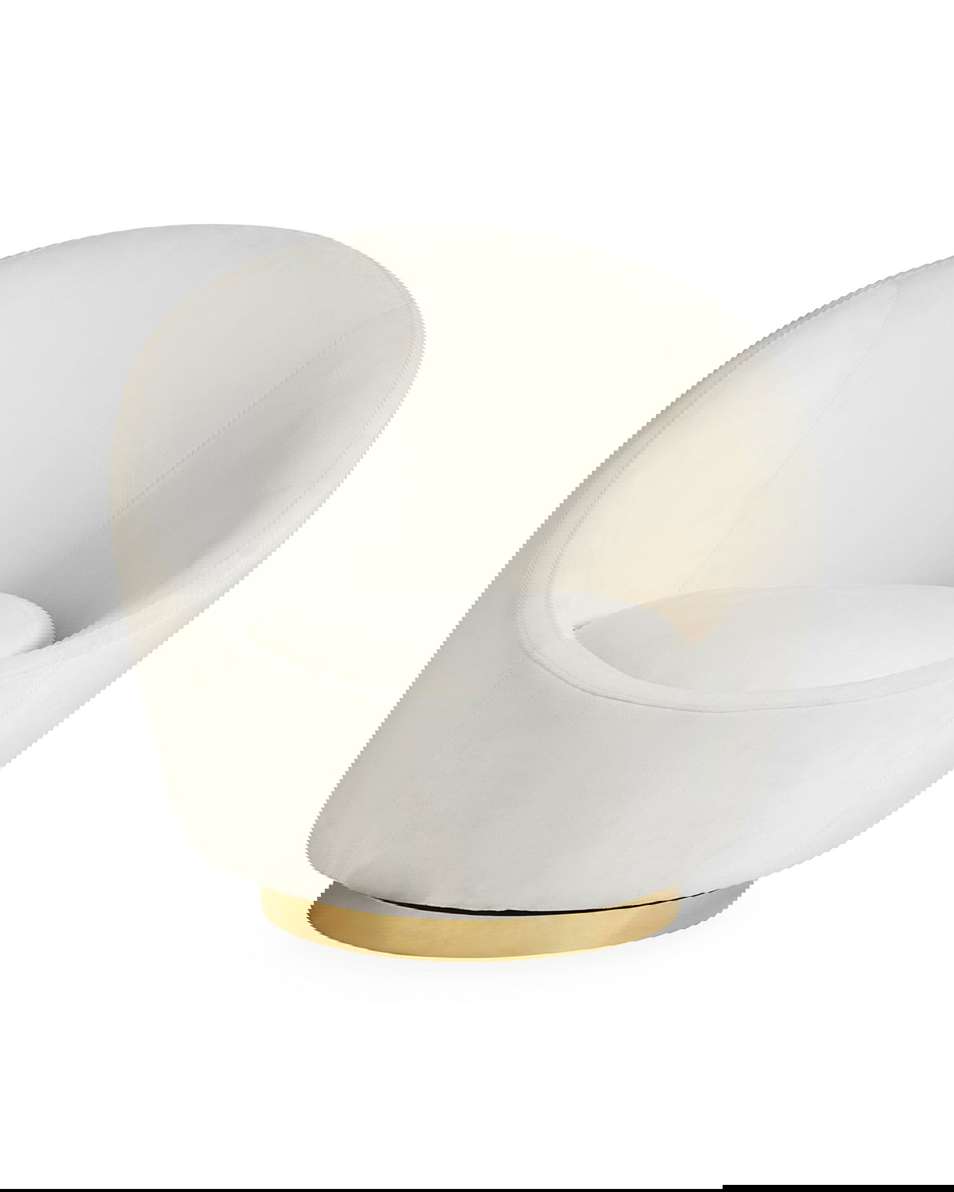 Ether snurrfåtölj vit