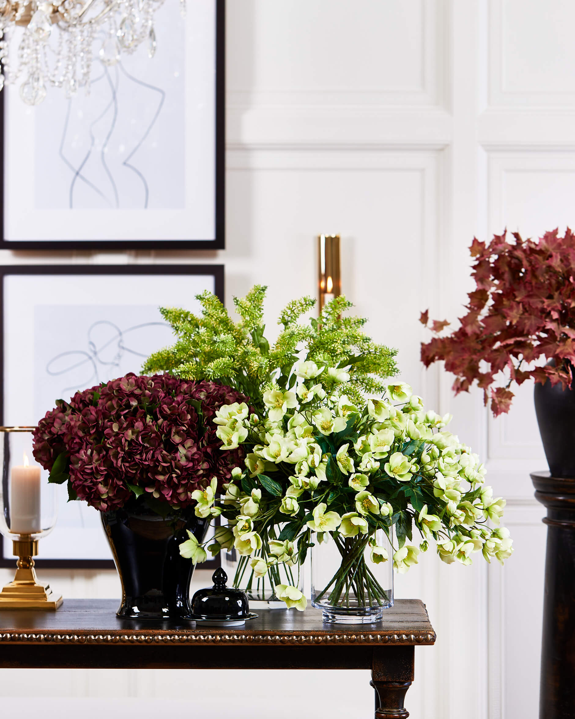 Astilbe snittblomma grön