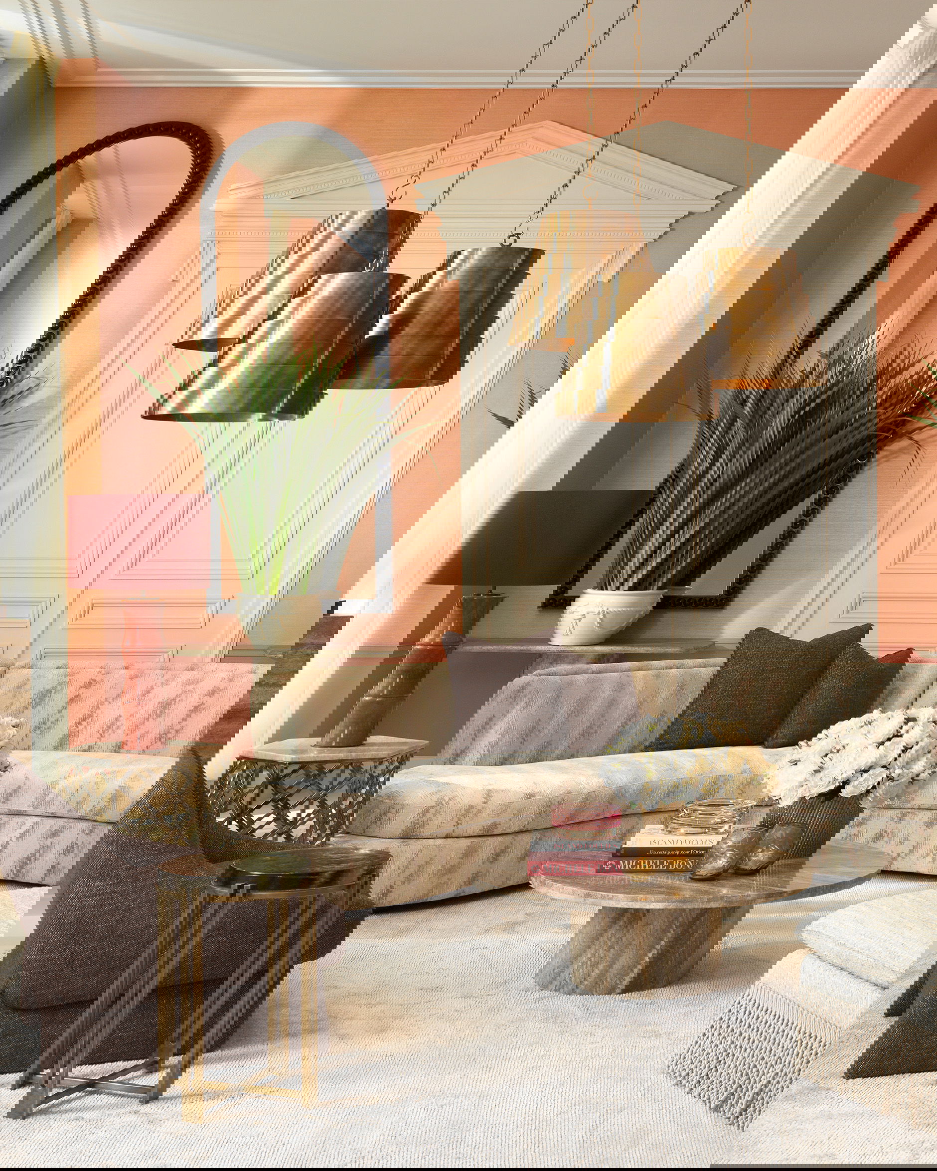 Fitzroy plafondlamp messing