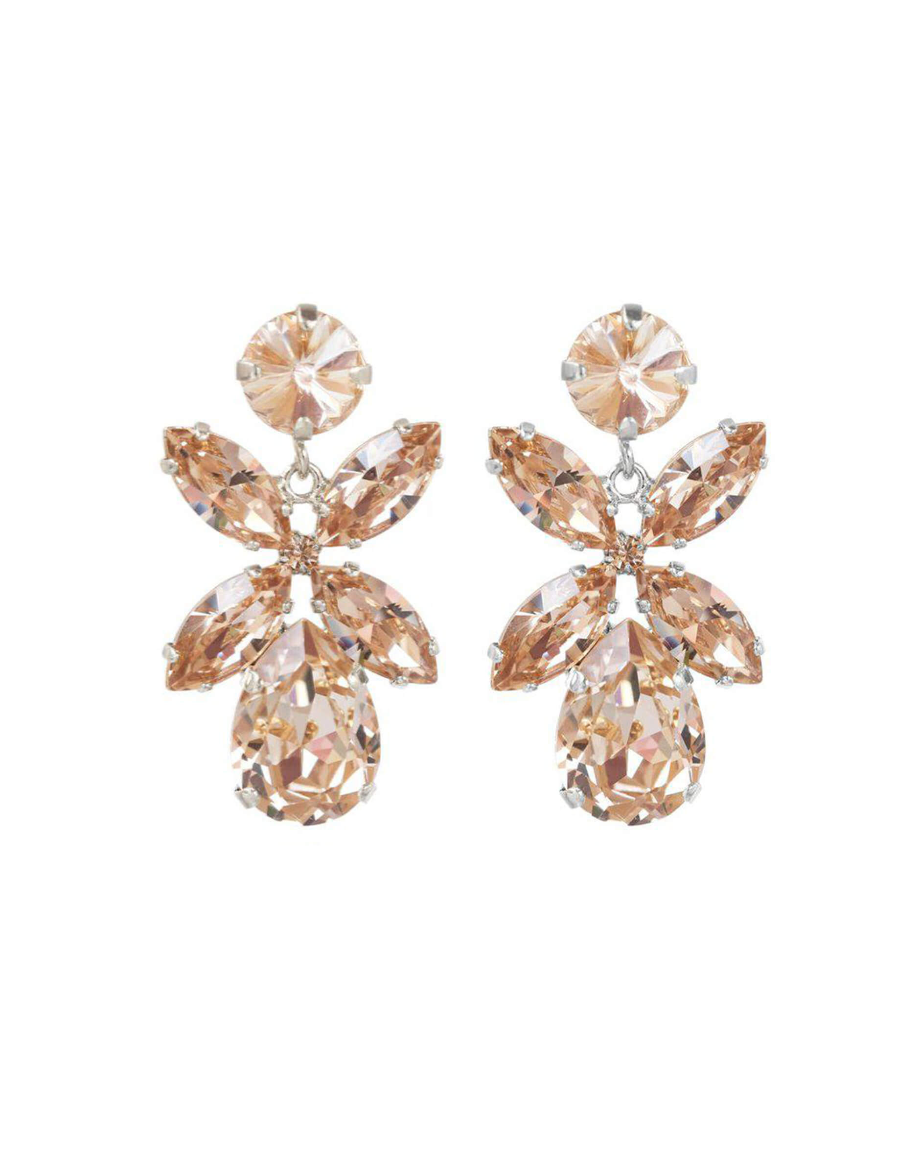 Dione örhängen silk rhodium