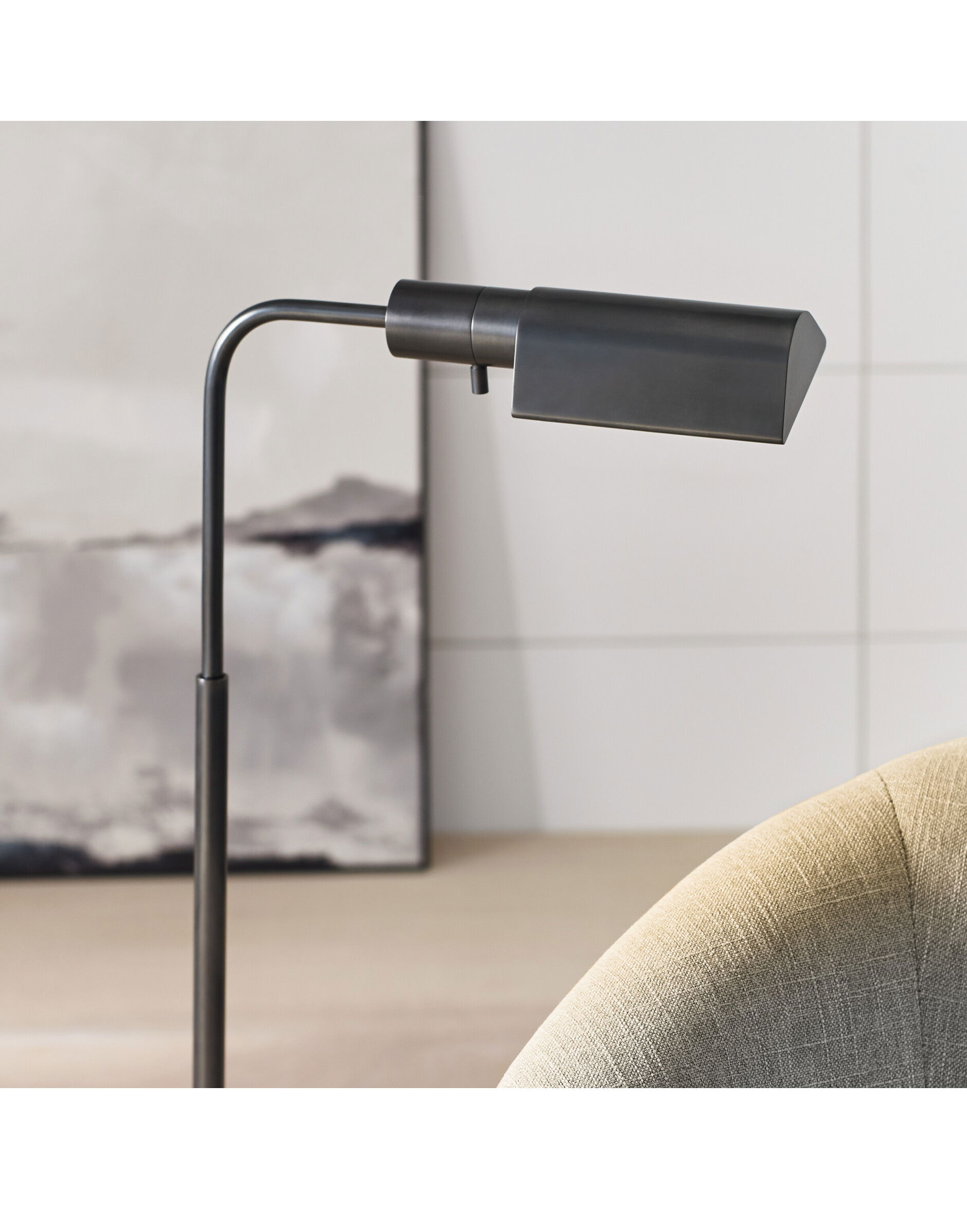 Studio golvlampa justerbar brons