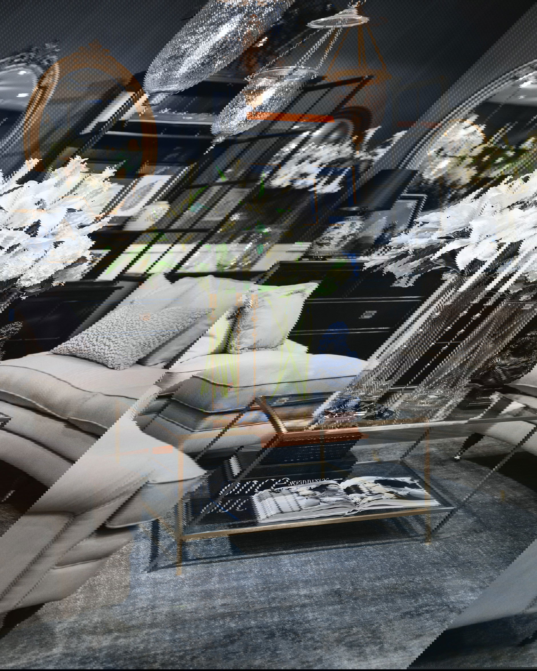 Big Square soffbord mässing