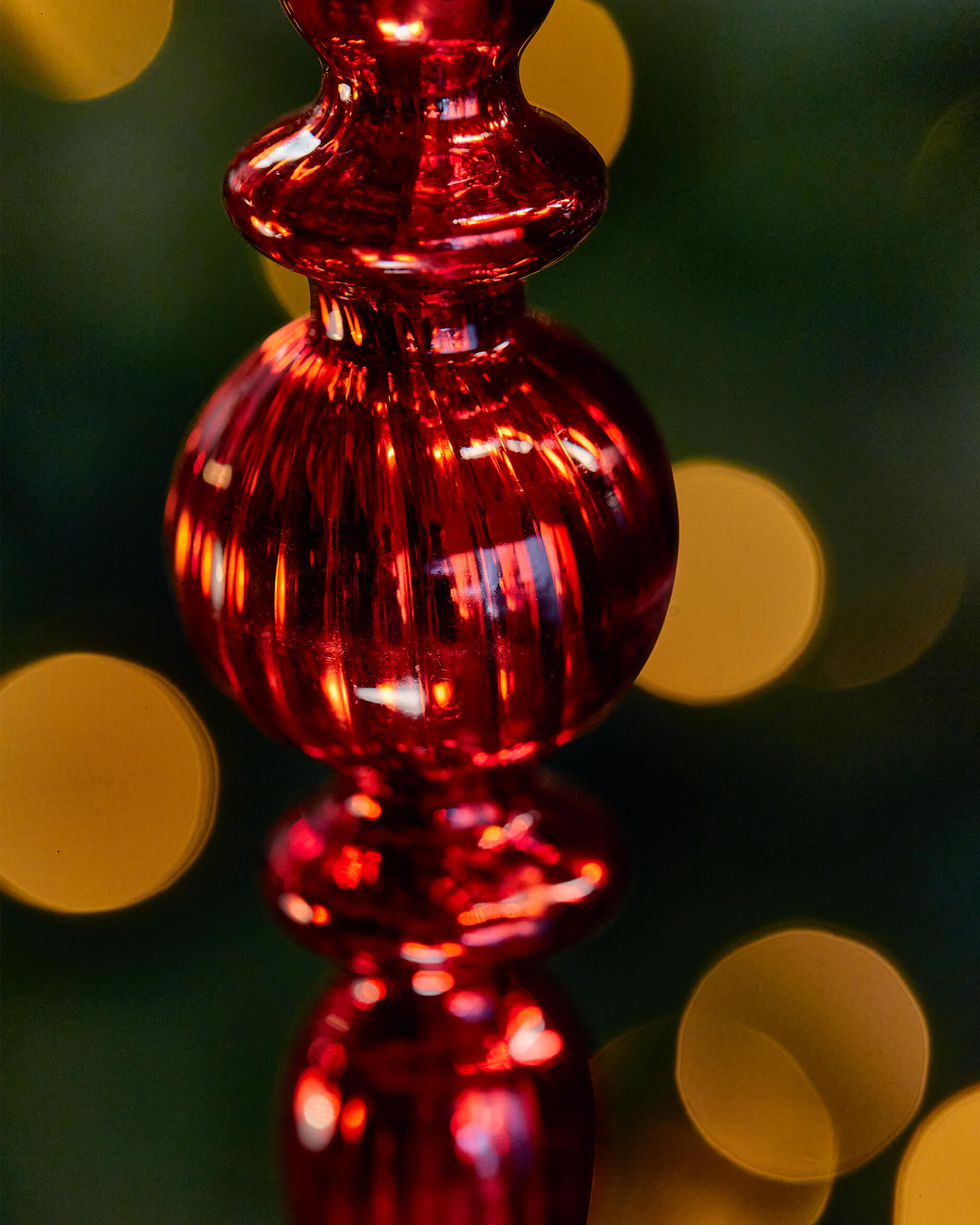 Pemberton julgransdekoration röd