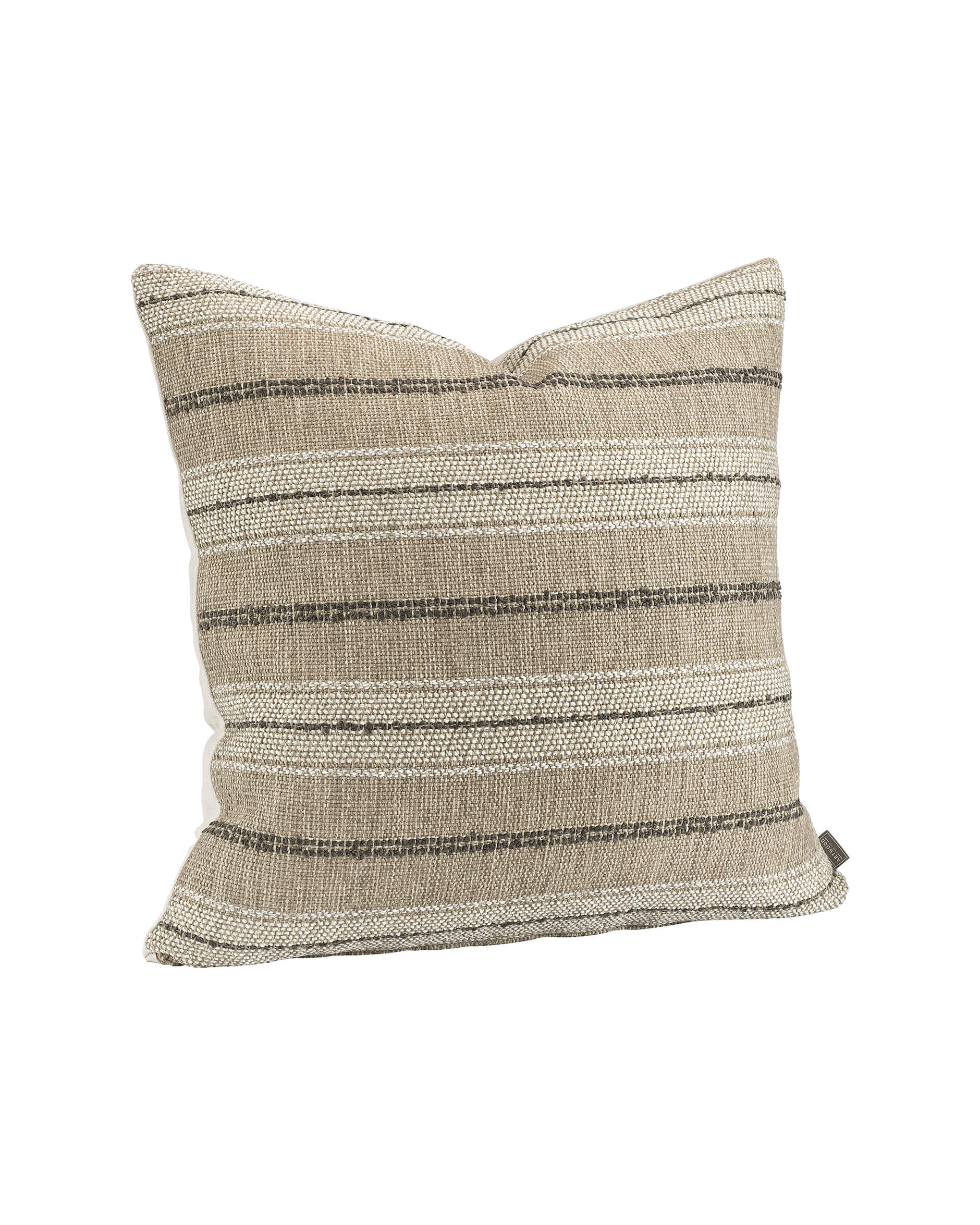 Nomad multi stripe kuddfodral linen