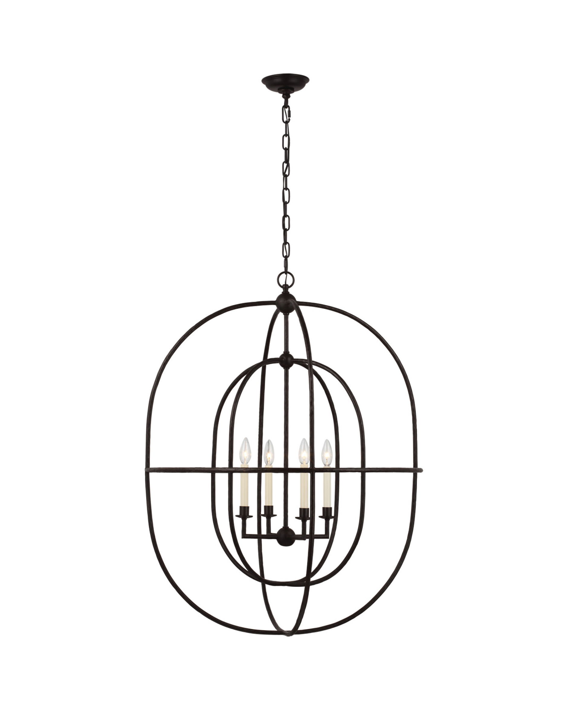 Desmond taklampa dubbel svart