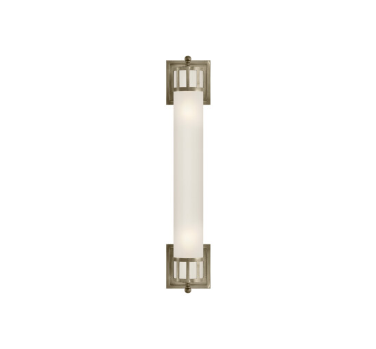 null - Openwork Long Sconce Polished Nickel