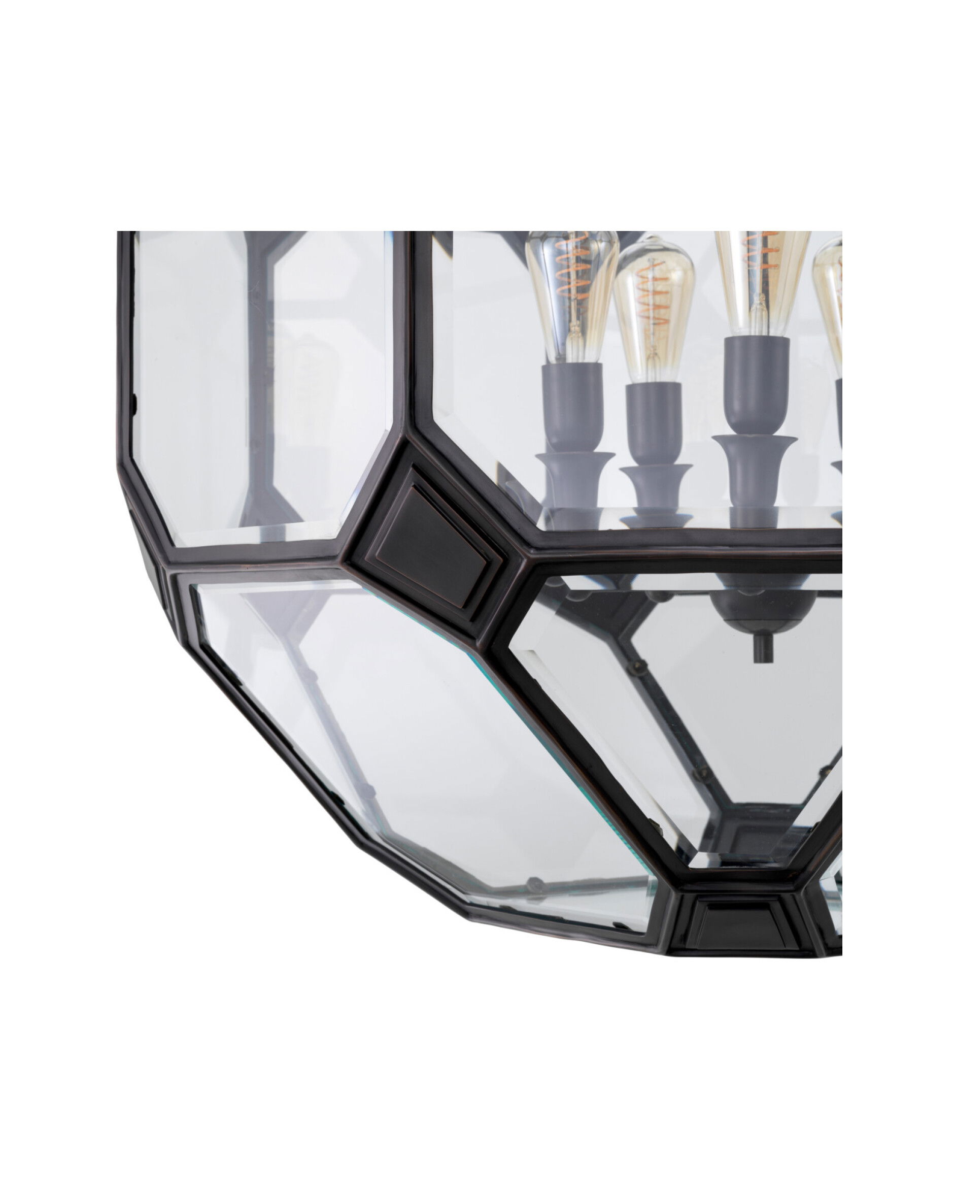 Olympia plafondlamp brons