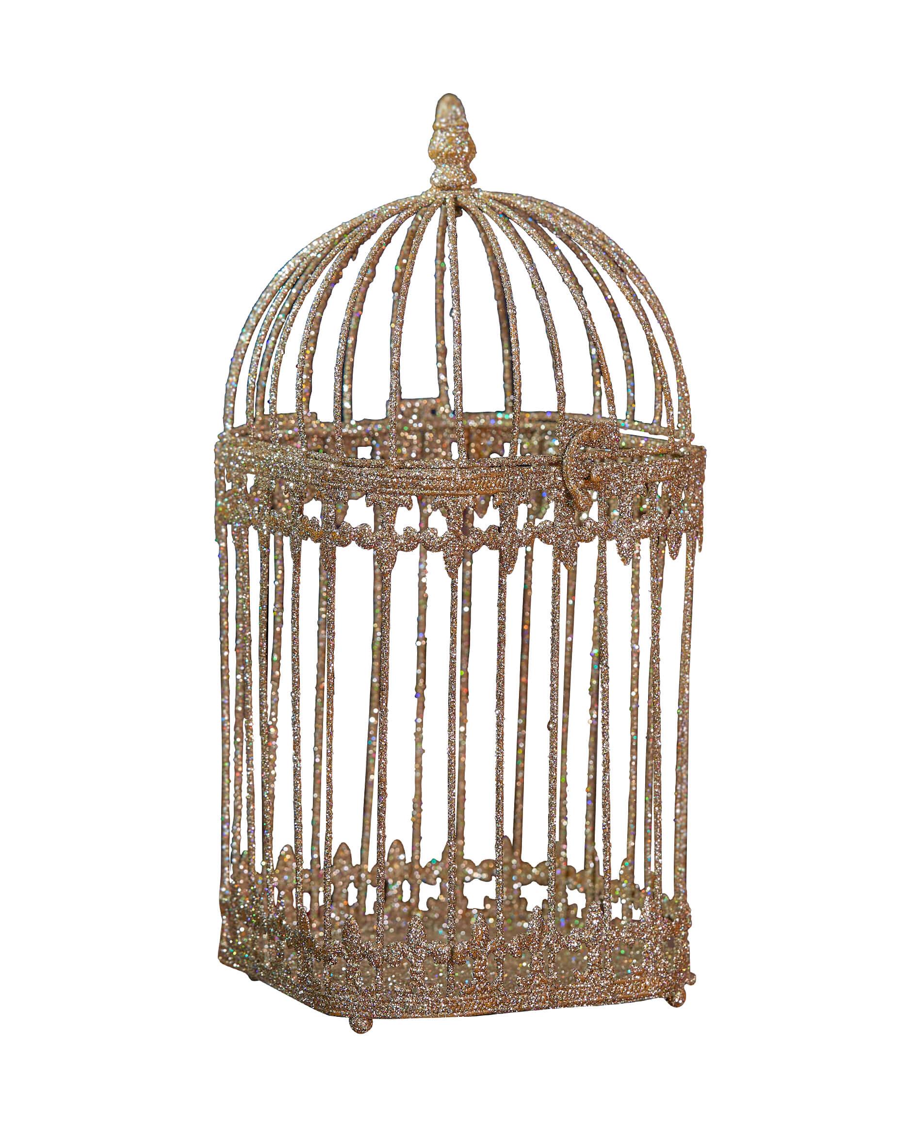 Loretta fågelbur champagne