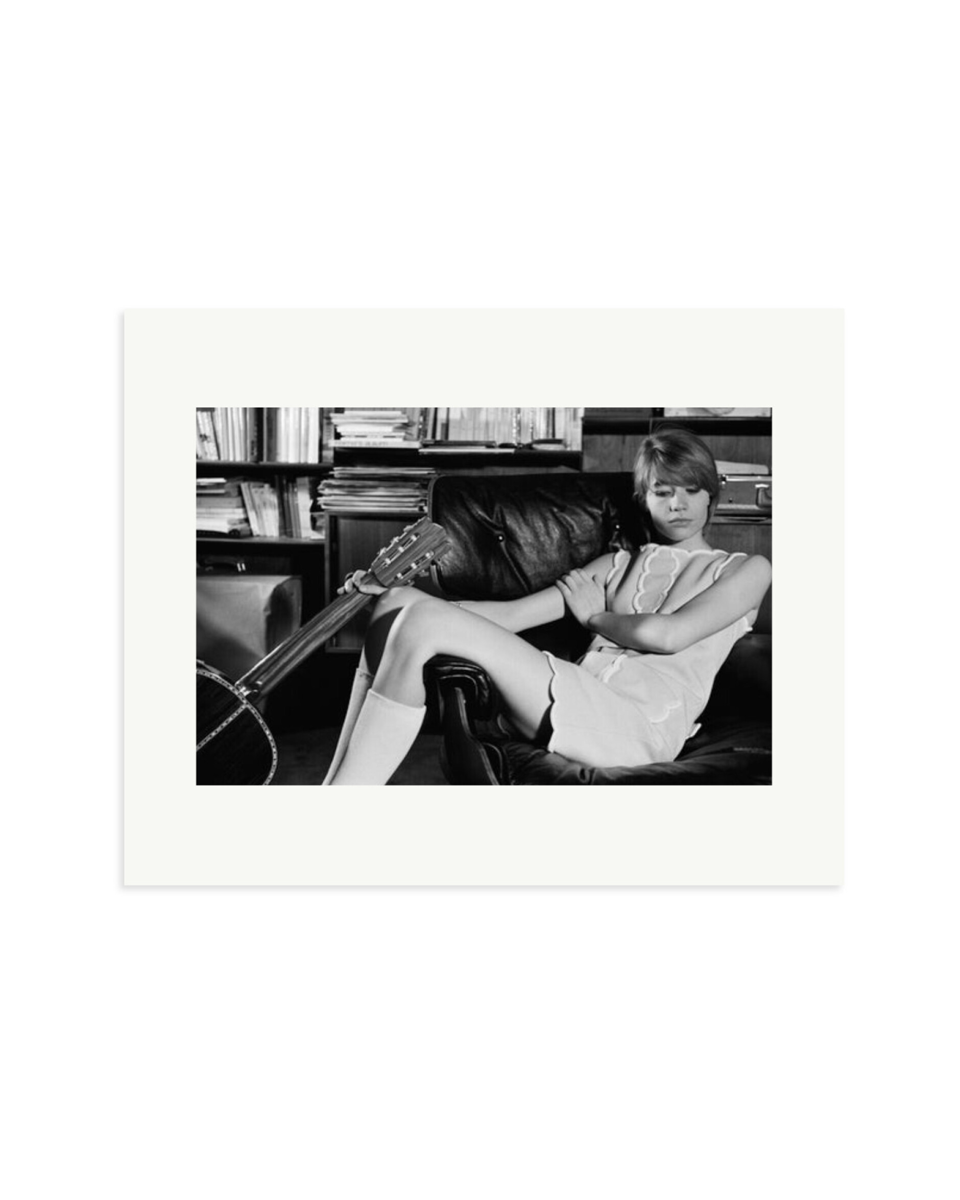 Francoise Hardy at Home Print Only / Medium