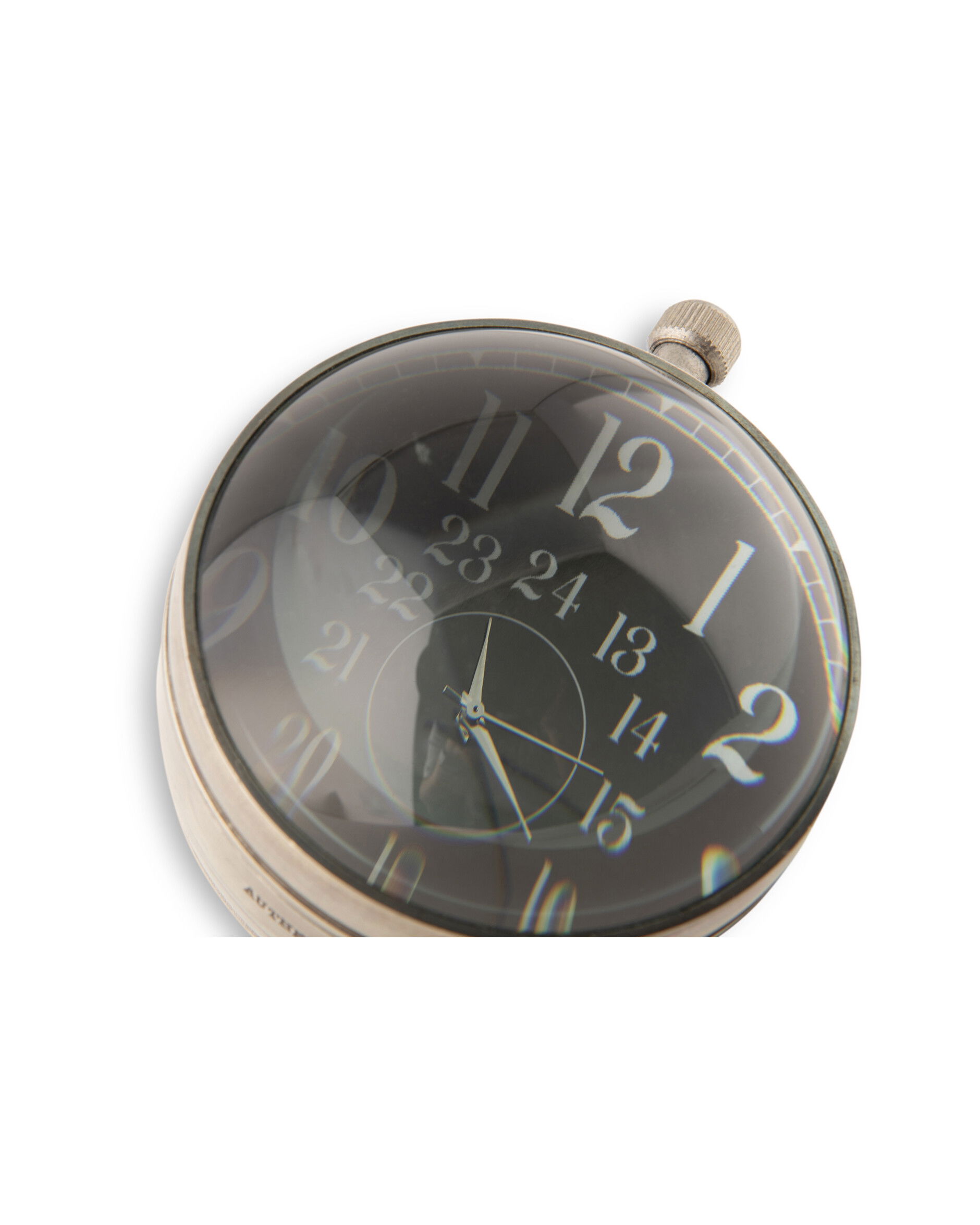 Eye of Time Clock, Silver