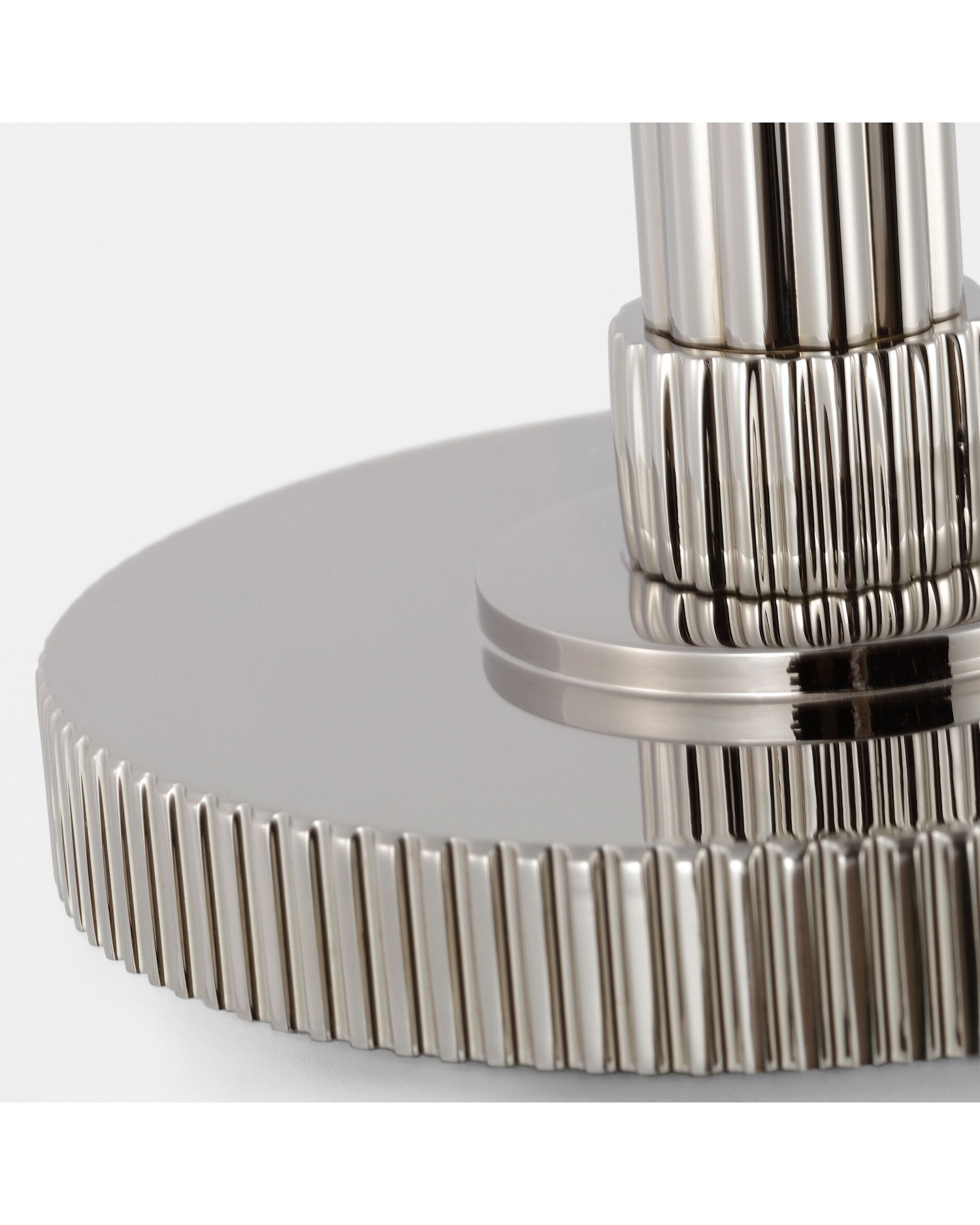 Aran 9" bordslampa uppladdningsbar nickel