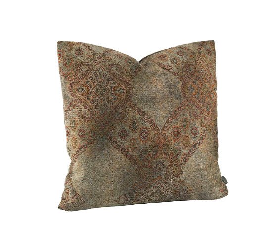 Taupe - Miralago Paisley Cushion Cover Taupe