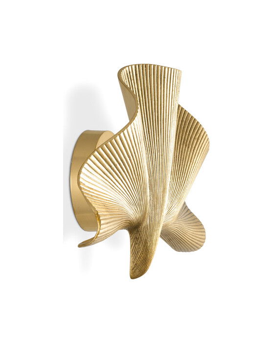 Olivier vägglampa mässing