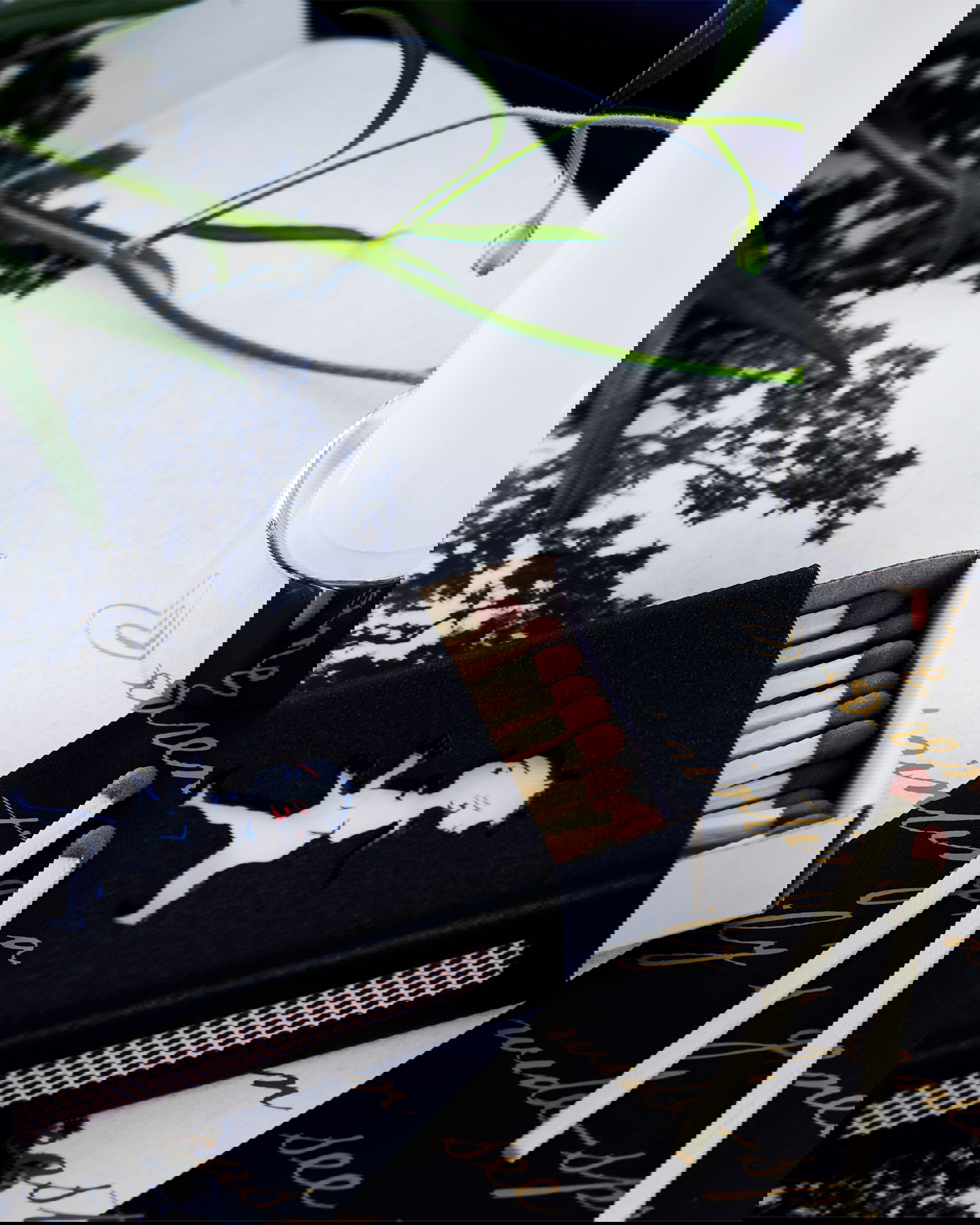 Hommage tändsticksaskfodral svart