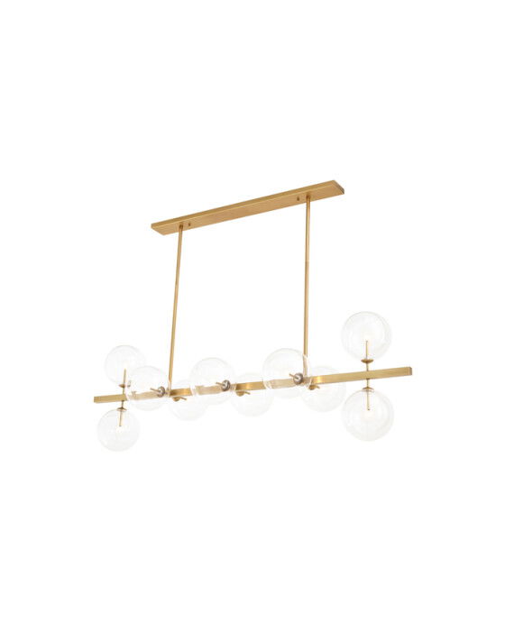 Largo taklampa mässing