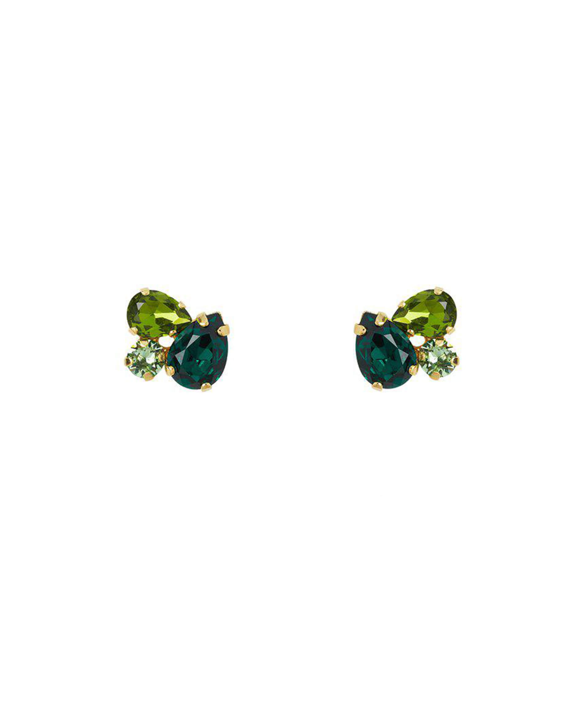 Alisia earrings green combo