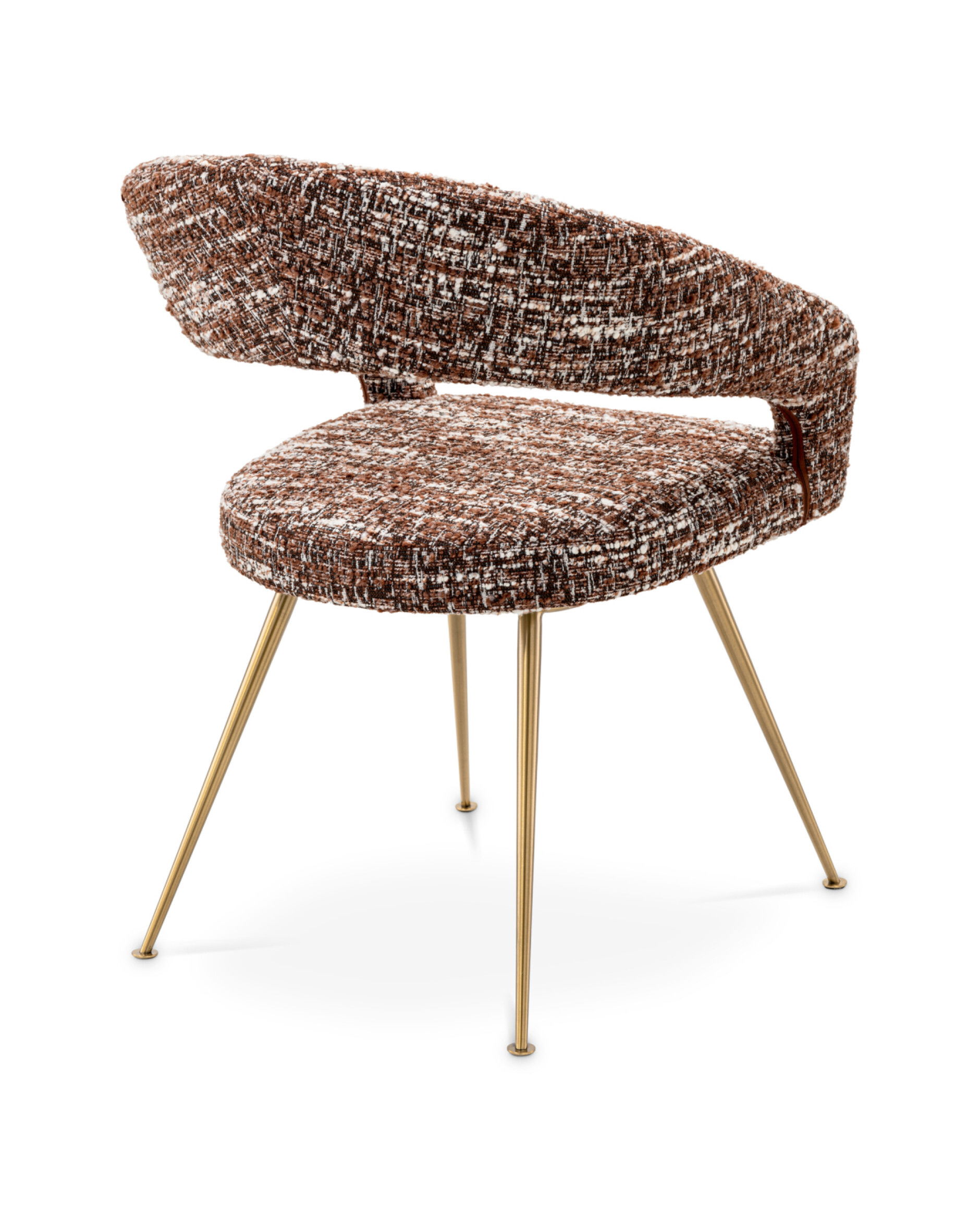 Bravo matstol bouclé sonata red