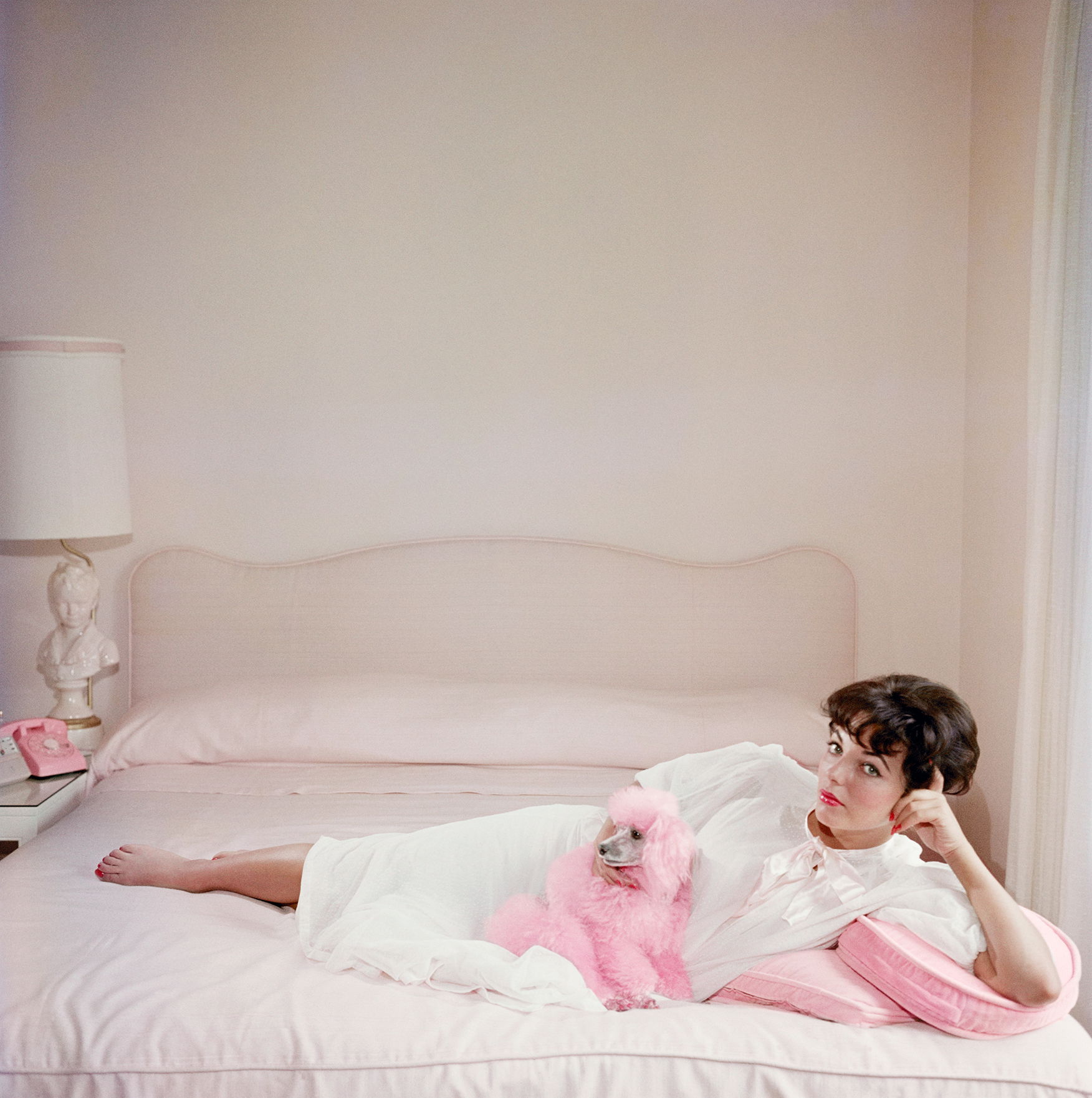 Joan Collins Relaxes