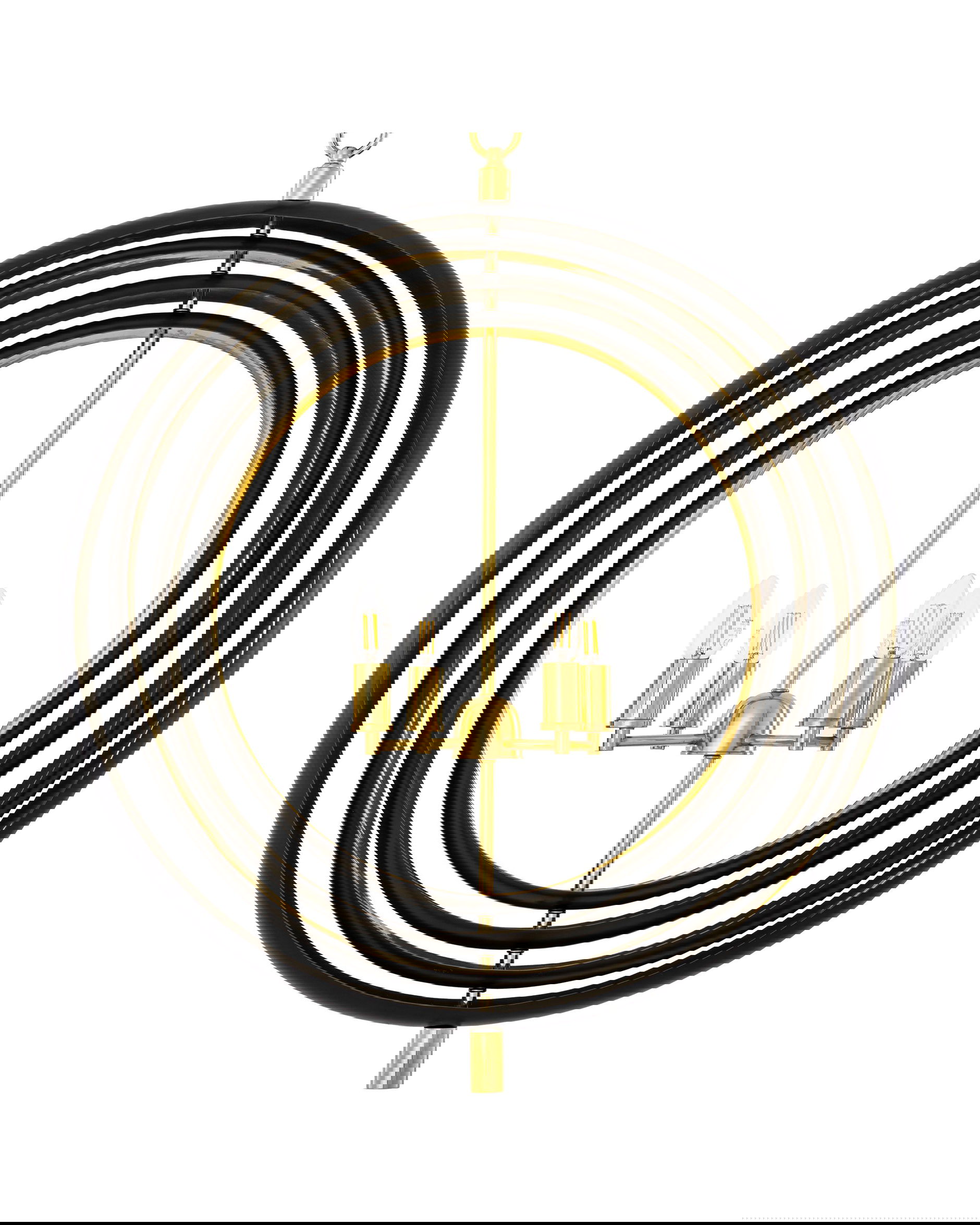 Riley Chandelier Polished Brass