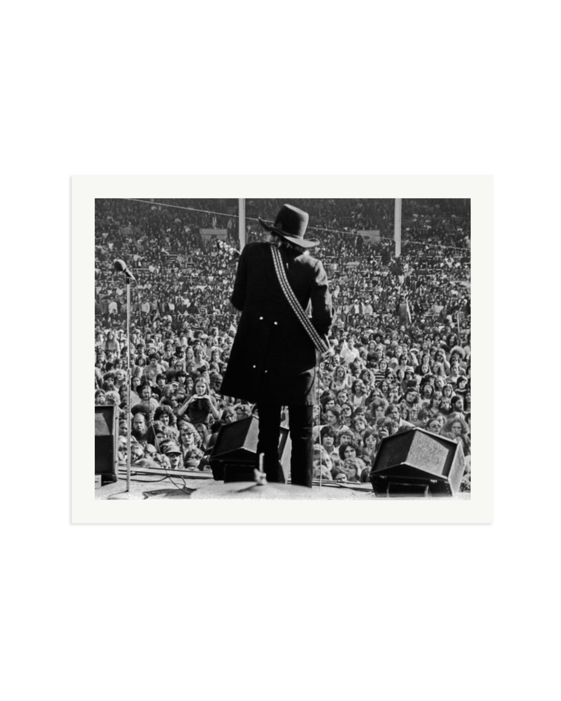 Joe Walsh at Cleveland Stadium Print Only / XXL