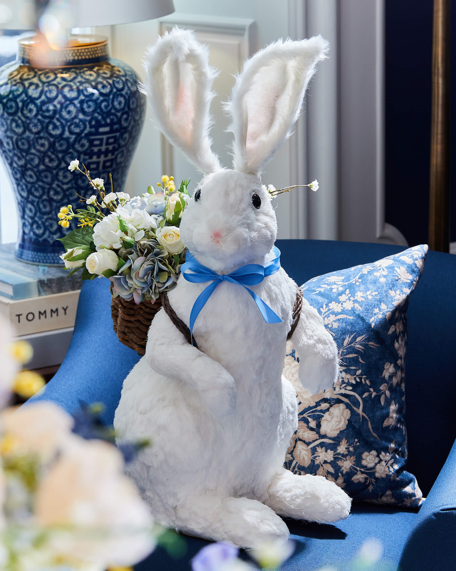 Harry paashaas wit 90 cm