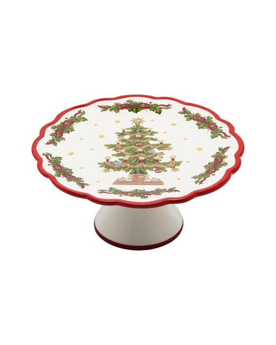 Carmina kakefat hvit/rød