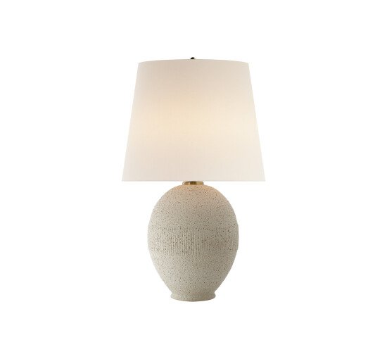 Volcanic Ivory - Toulon Table Lamp Beaded Blue
