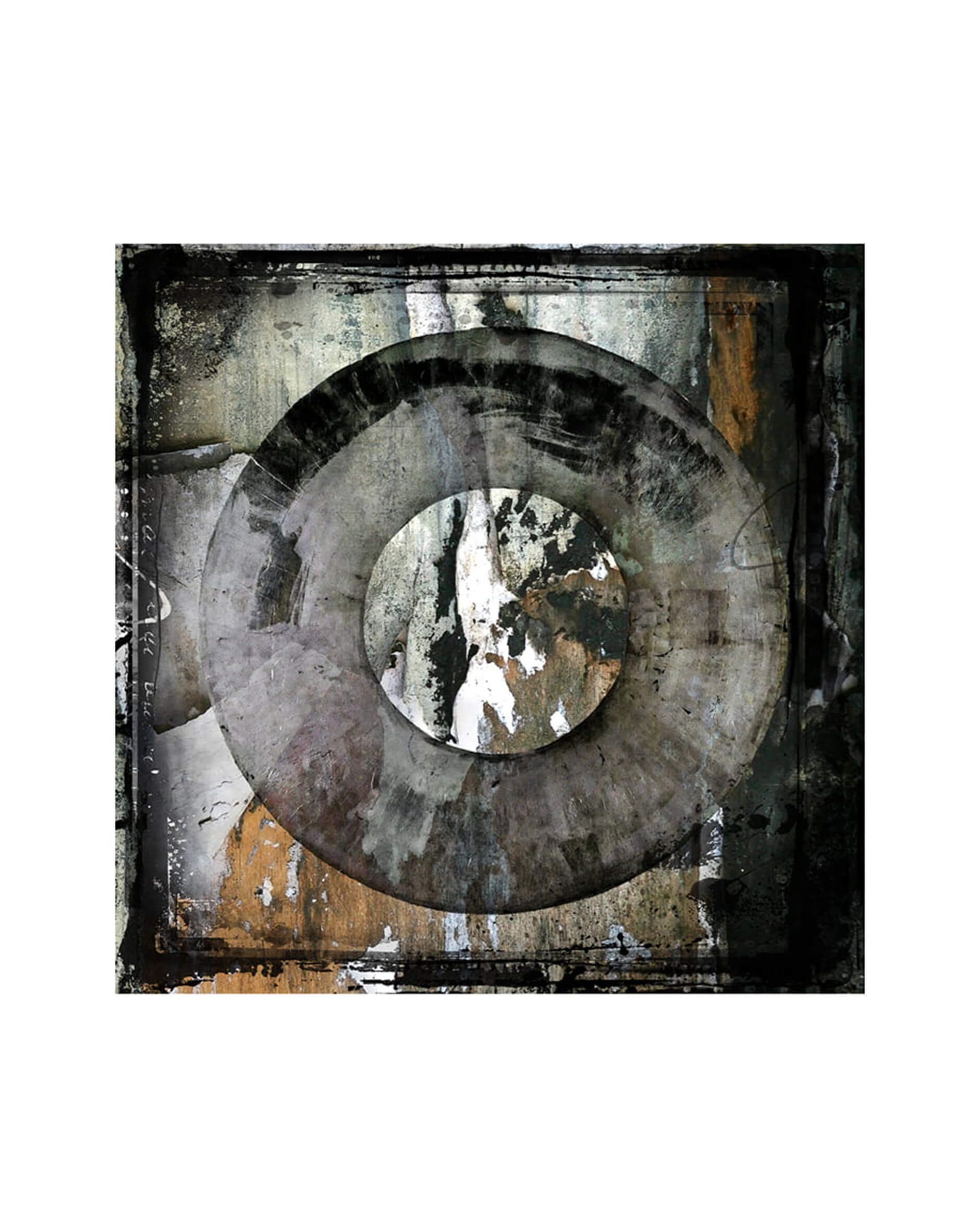 Abstract Circle Brown