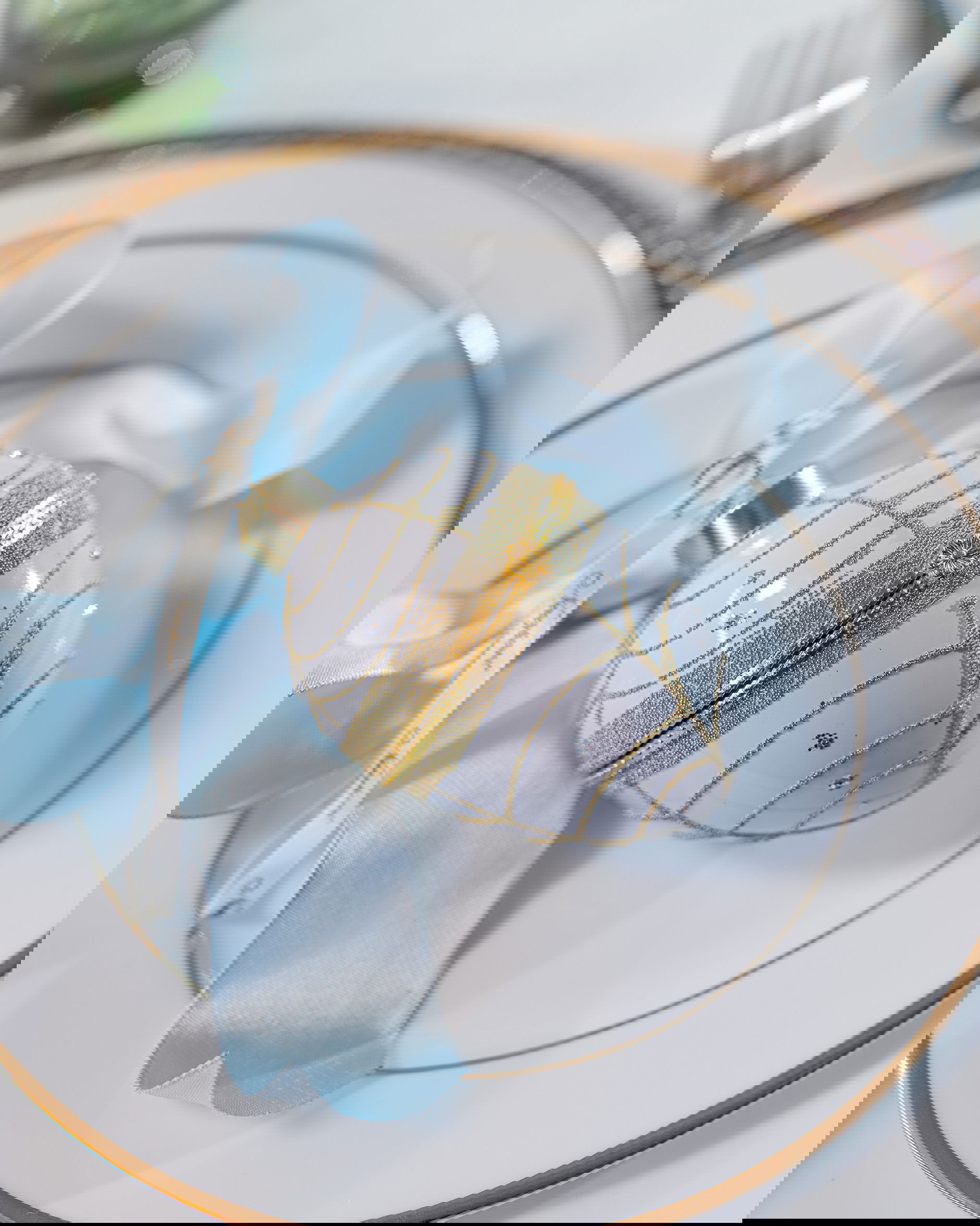 William Fabergé Egg Ornament White